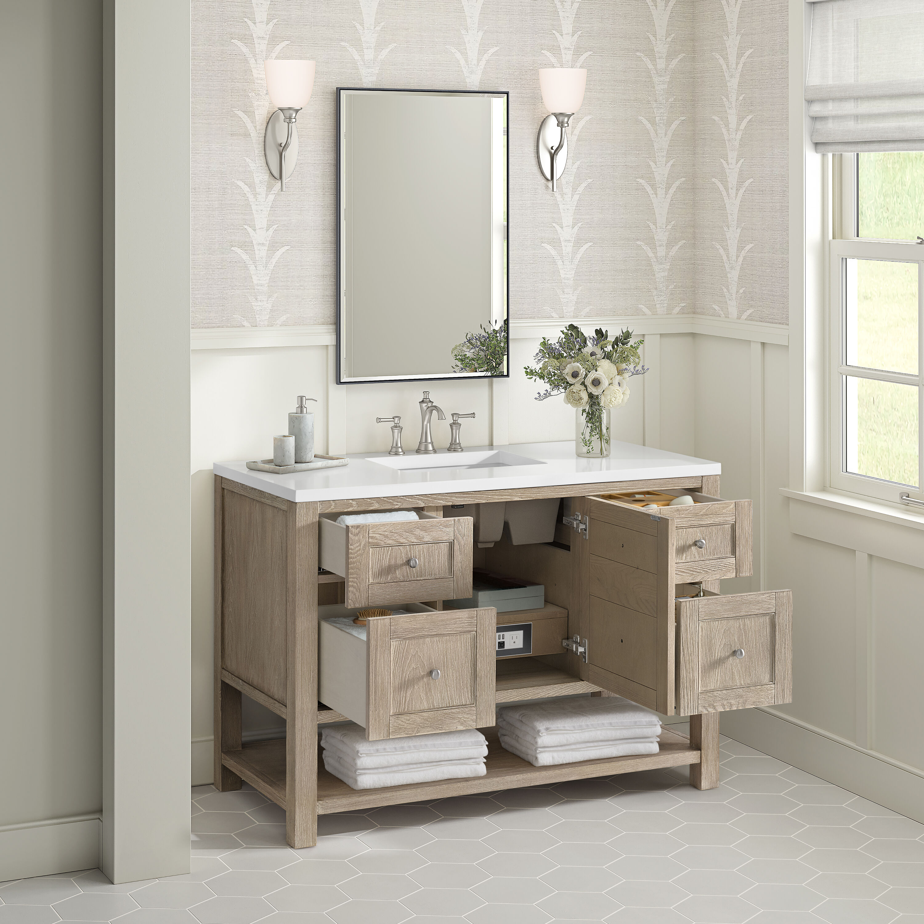 James Martin Vanities 330-V48-WWO-3WZ Bath-Vanity-Combo - View #3