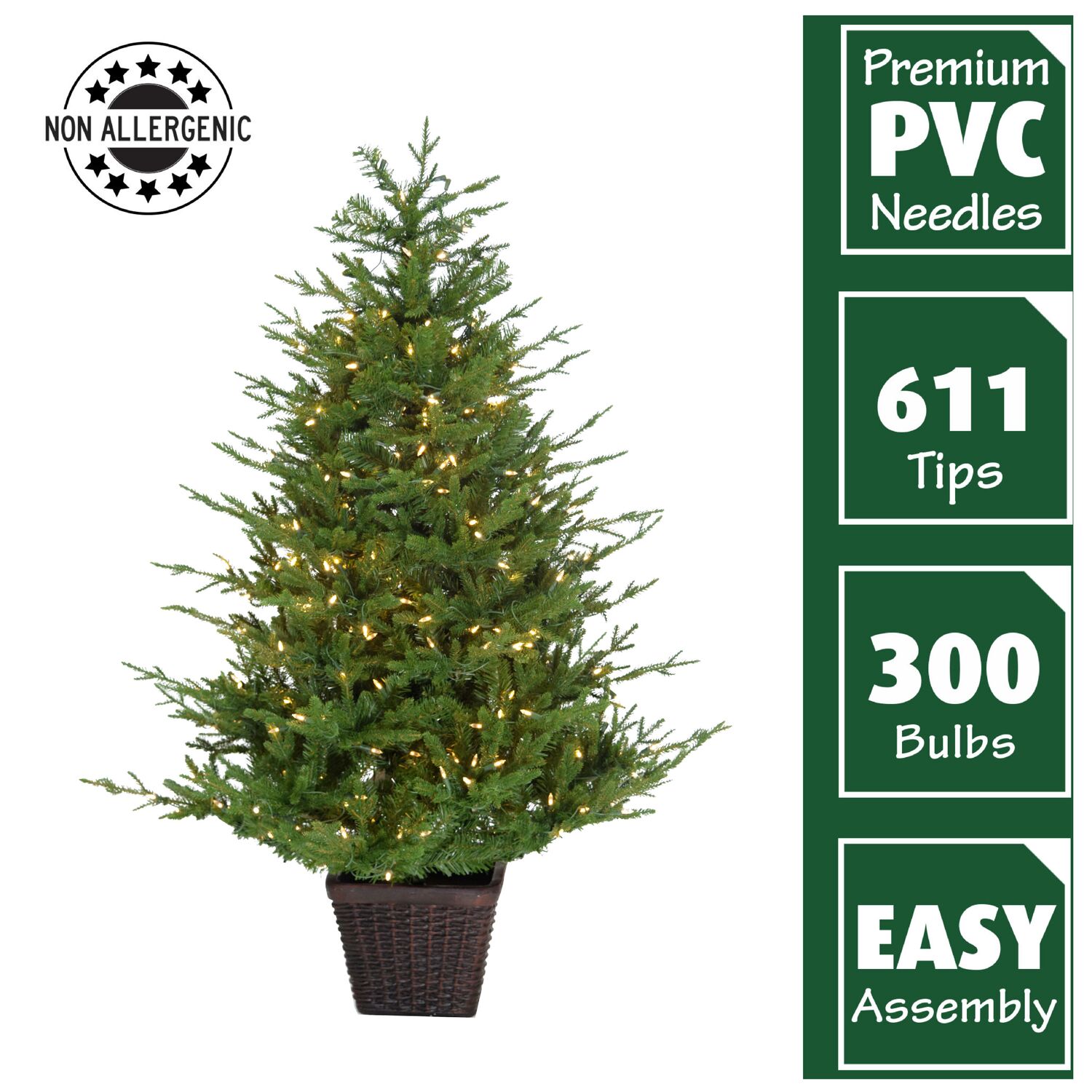 Fraser Hill Farm FFAD060P-5GR Artificial-Christmas-Trees - View #6