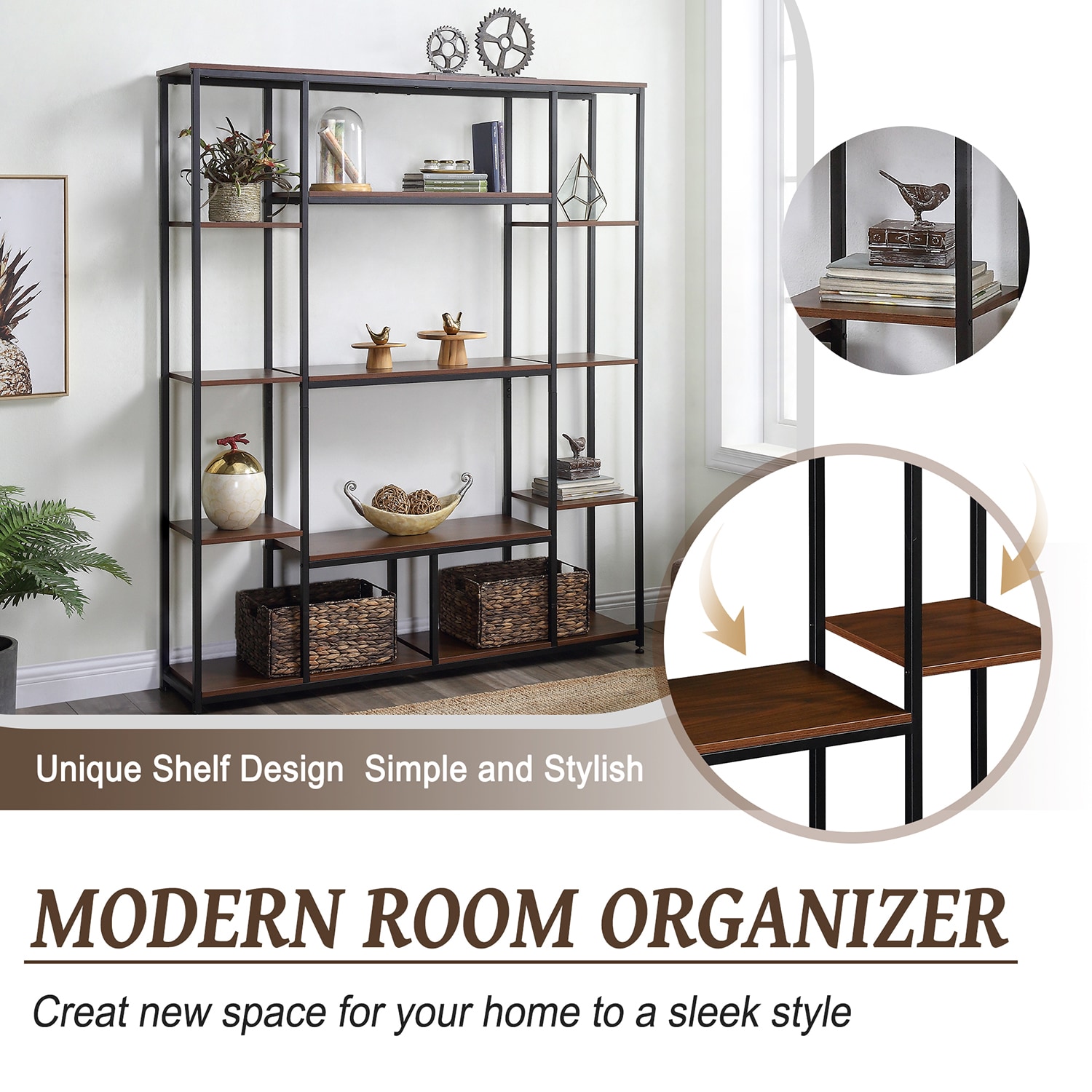 Mondawe MA-N25990BW bookcases - View #4