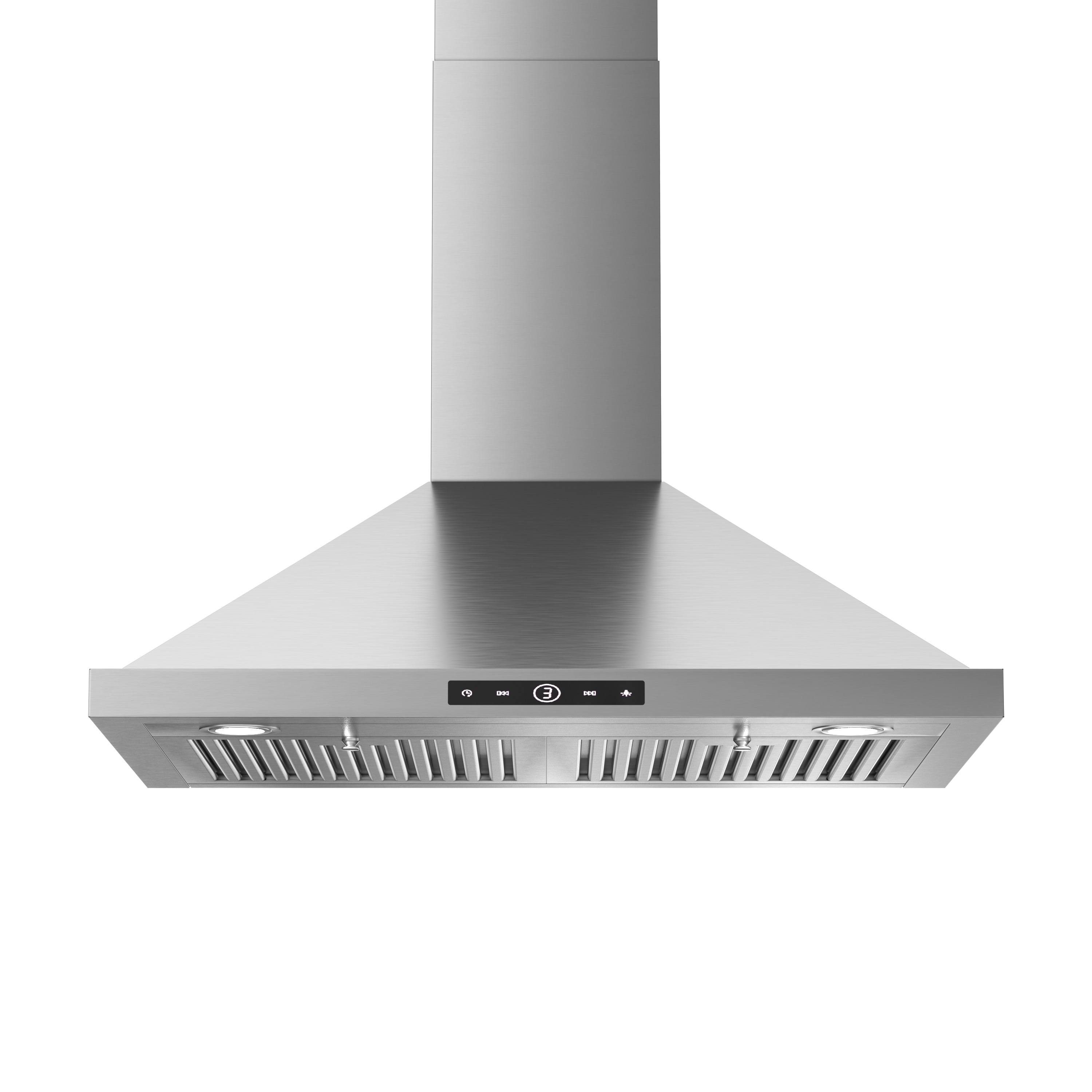 VIKIO PA0130A 30 inch Ducted 800-CFM Recirculating Stainless steel Wall-Mounted Range Hood with Charcoal Filter