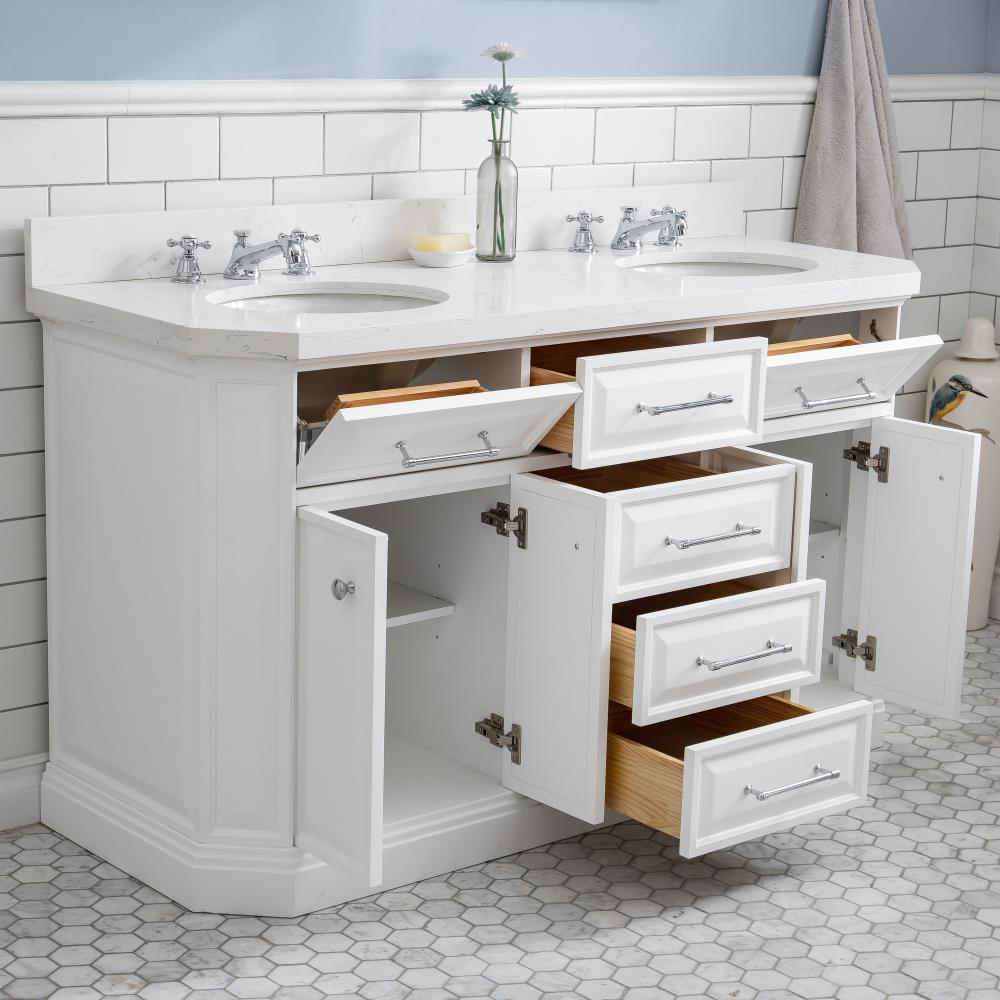Water Creation PA60A-0100PW Bath-Vanity-Combo - View #3