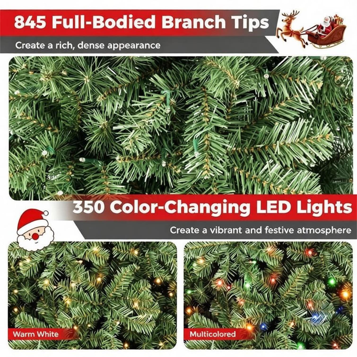 BBabe 9DCT3CENI446 Artificial-Christmas-Trees - View #7