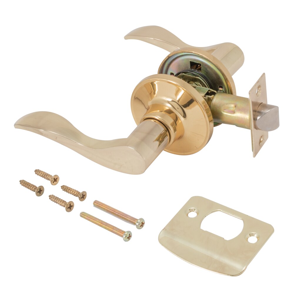 EZ-FLO Polished Brass Single Cylinder Deadbolt in the Deadbolts department  at