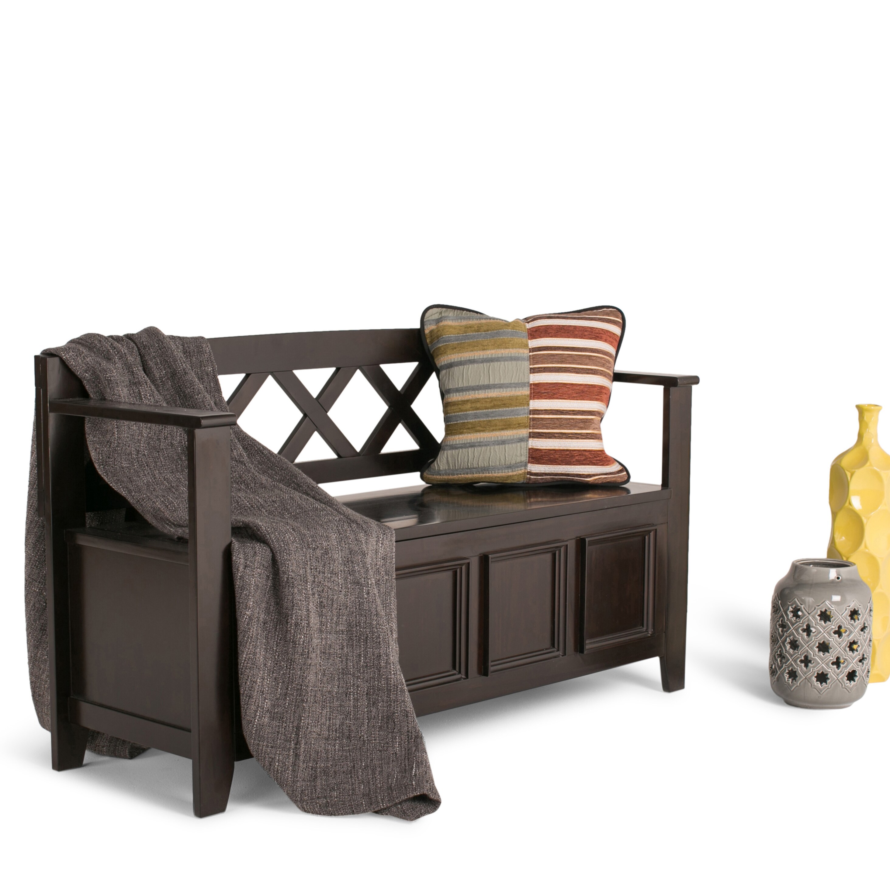 Simpli Home AXCRAMH13-HIC bench - View #7