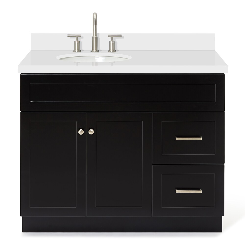 ARIEL F043SLWQOVOBLK Bath-Vanity-Combo - View #2