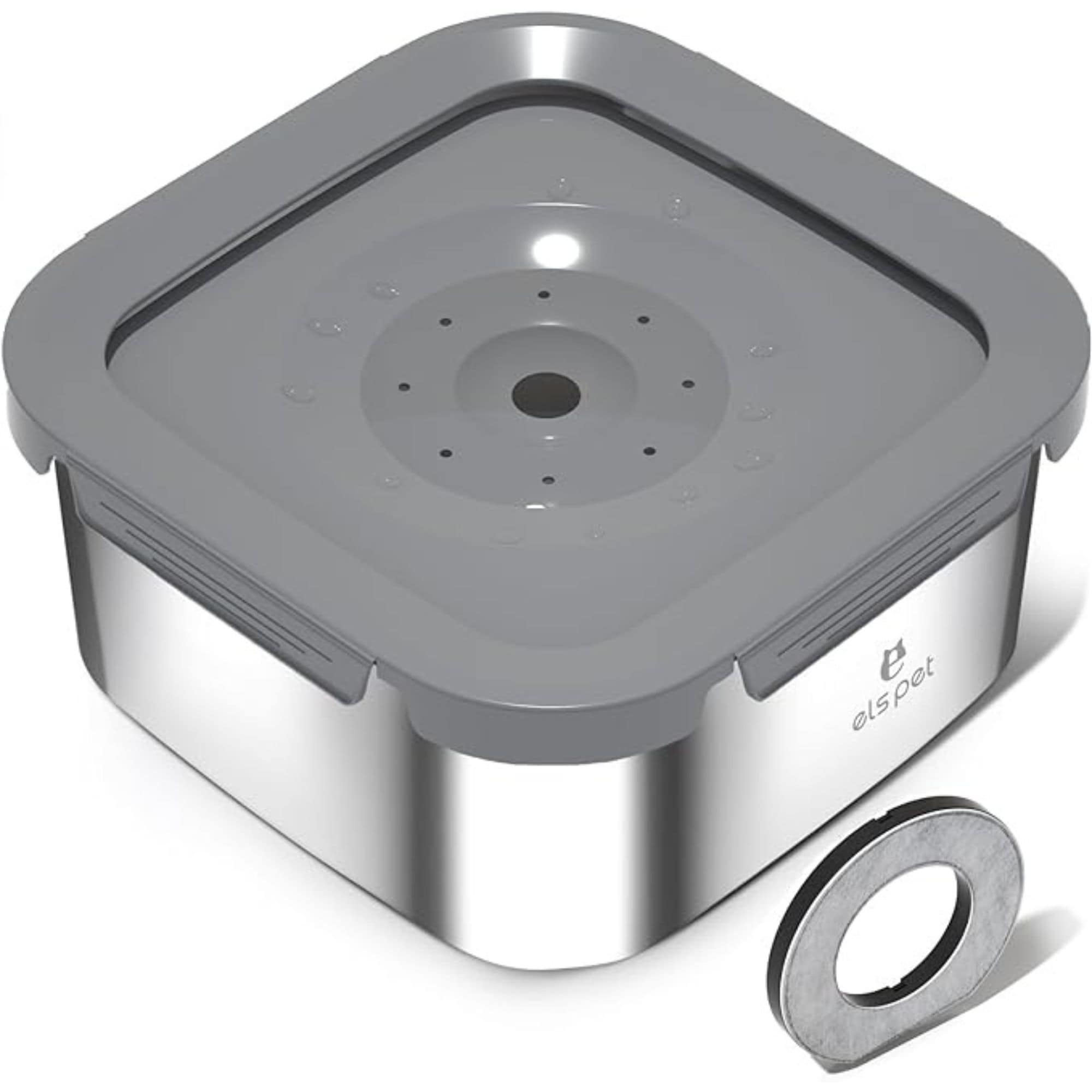 els pet EP-SSFB-4L 120-oz. Dog/Cat Water bowl