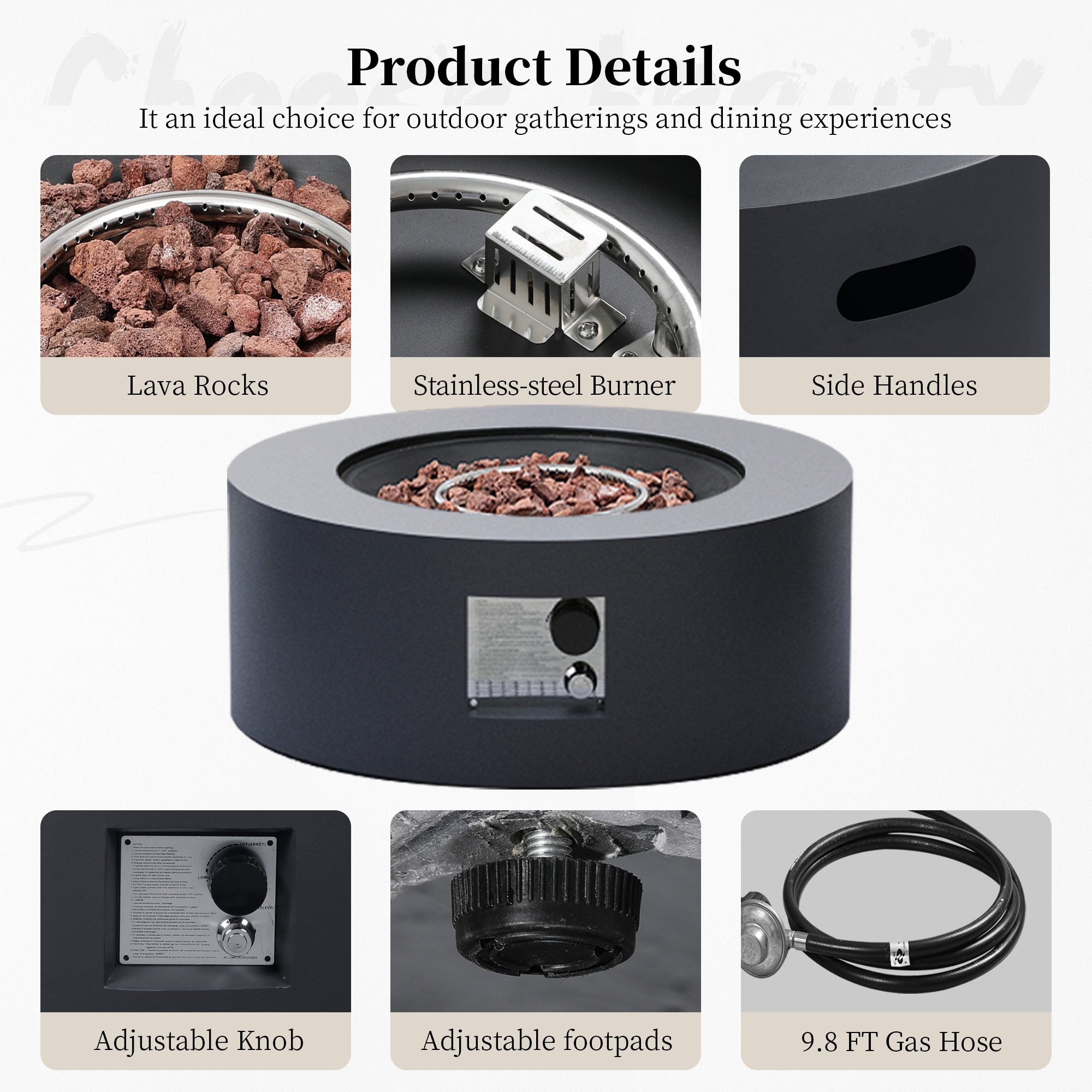 UPHA PL-2CZ-28DK-H1 Patio-Conversation-Sets - View #8