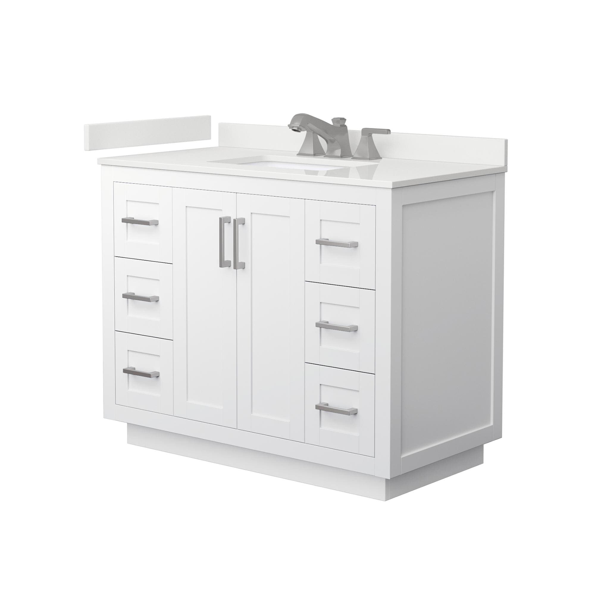 Wyndham Collection WCF292942SWHWQUS3MXX Bath-Vanity-Combo - View #2