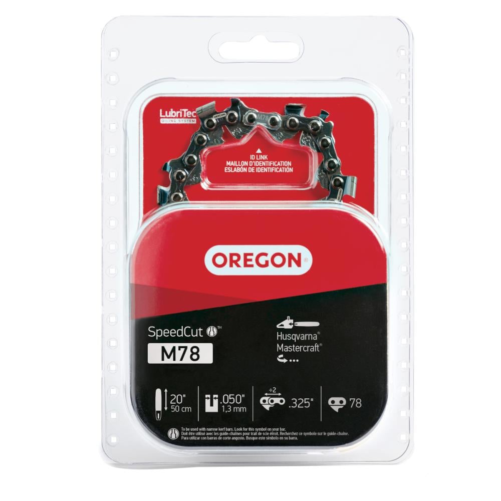 Oregon M78 M78 78 Link Replacement Chainsaw Chain For 20-in , 0.05-in Gauge , .325-in Pixel Pitch