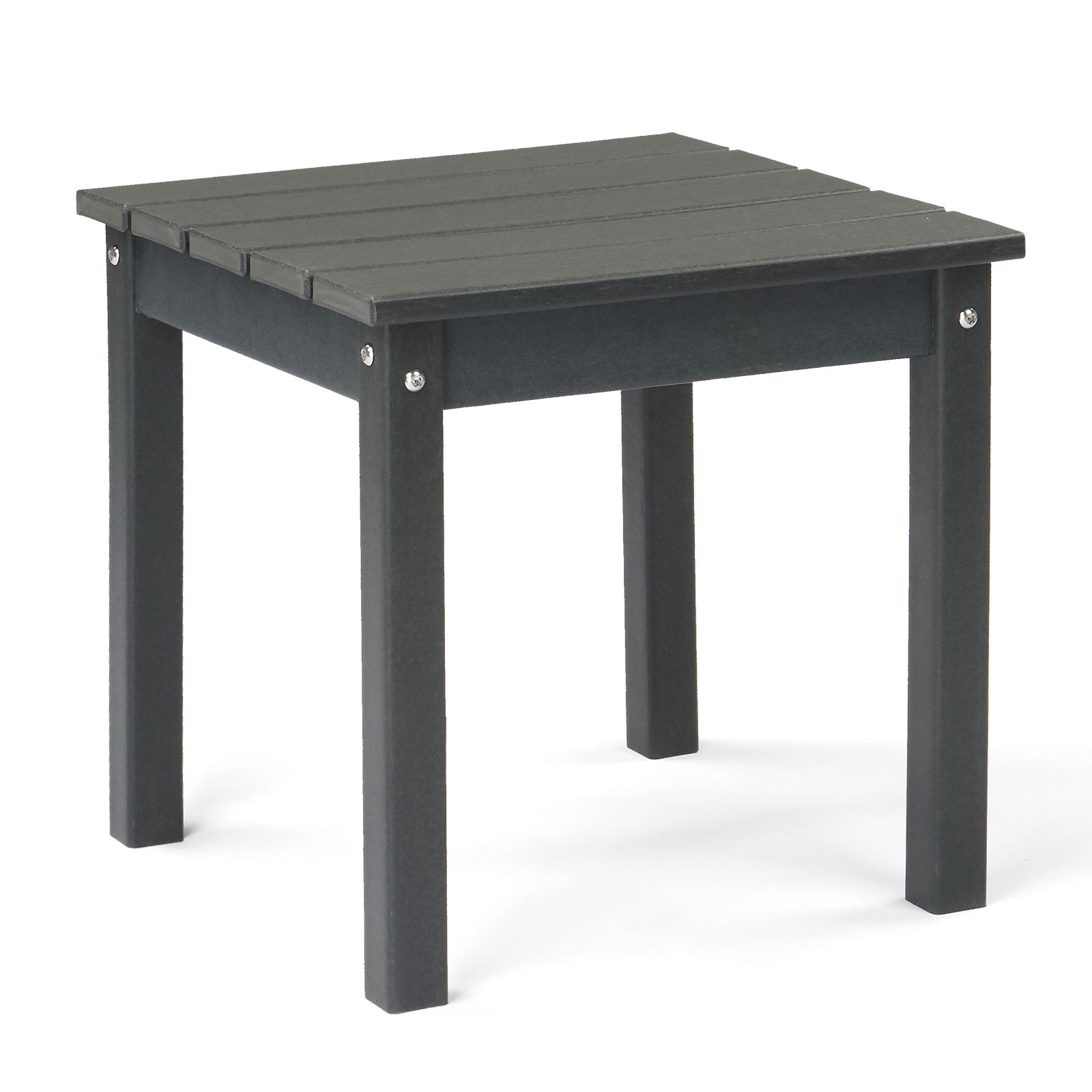 Winado -  Gray Square Single-Layer HDPE Side Table