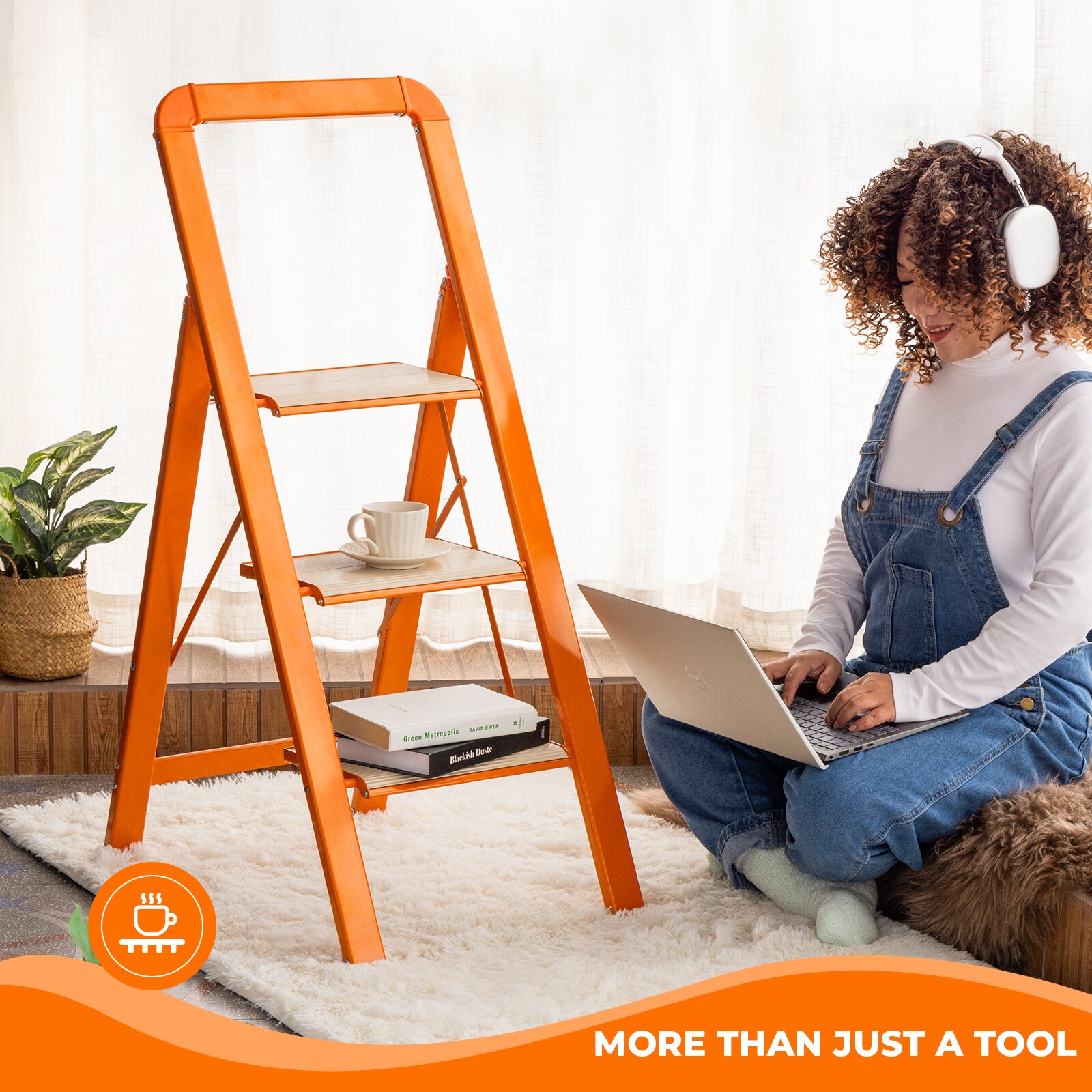 Siavonce ZX-UMB-10FT-DG Step-Ladders - View #4