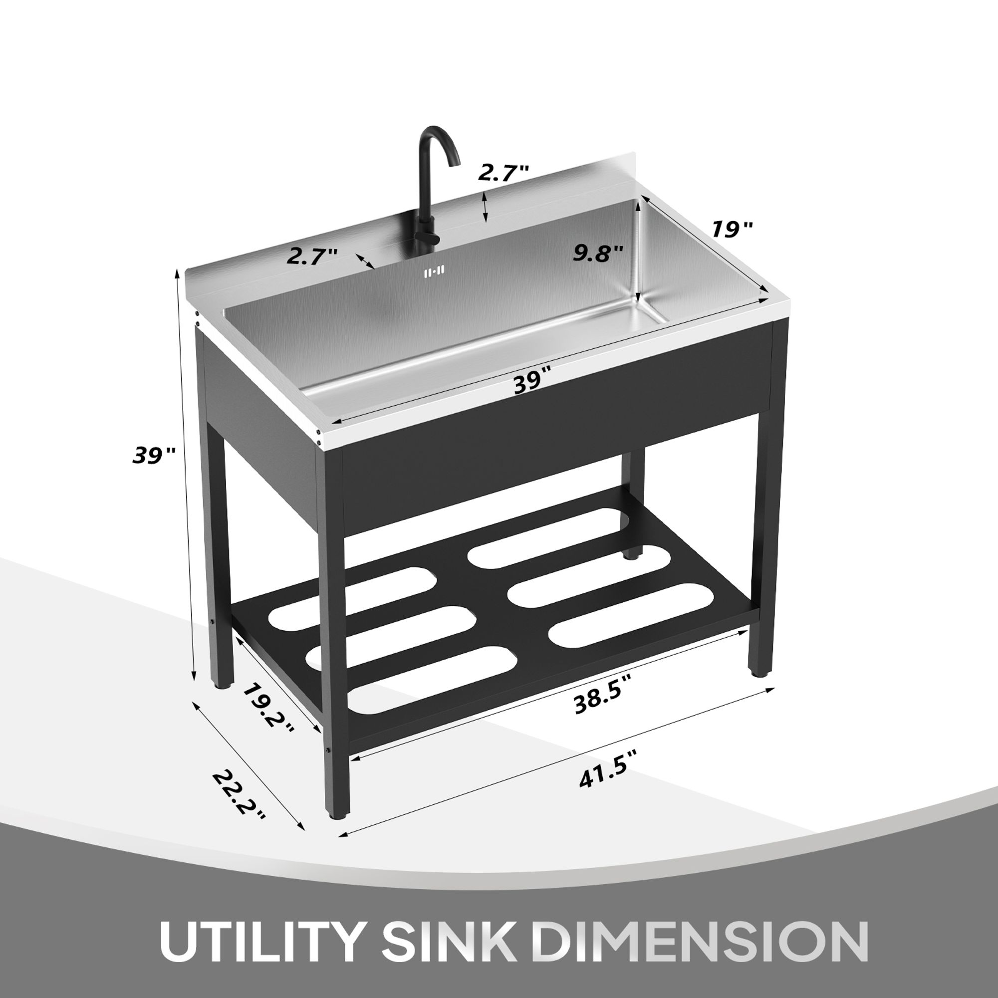 Winado G47001264 Laundry-Tubs-Utility-Sinks - View #4