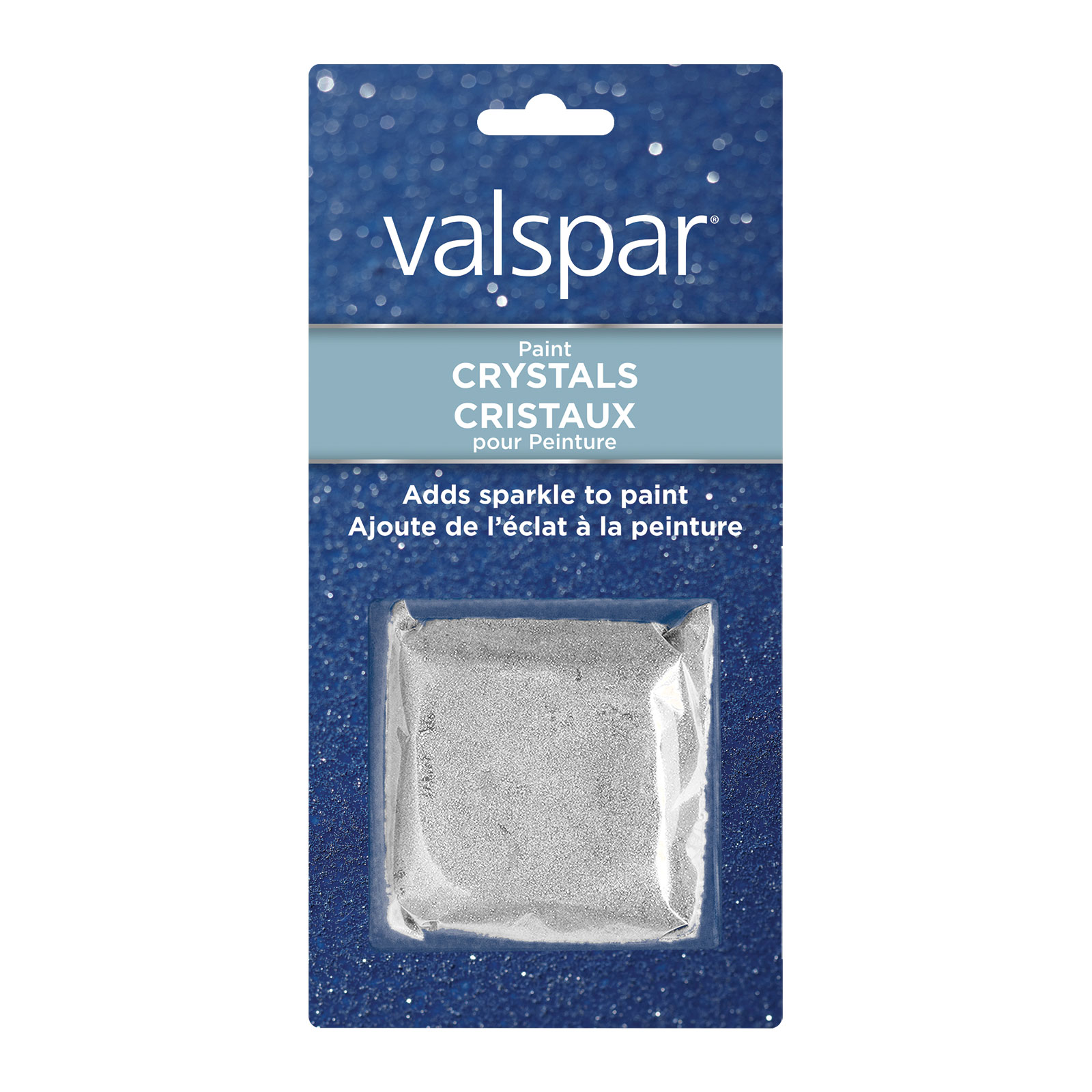 Valspar paint crystals. Found at Lowes. I used walmart paint. Stir into  your paint right before use. Adds beaut…