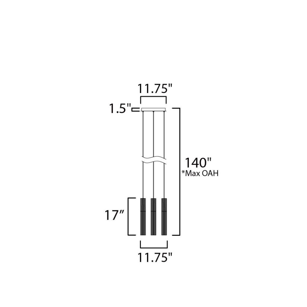 ET2 A-ET2-E11013-144BK Pendant-Lights - View #2