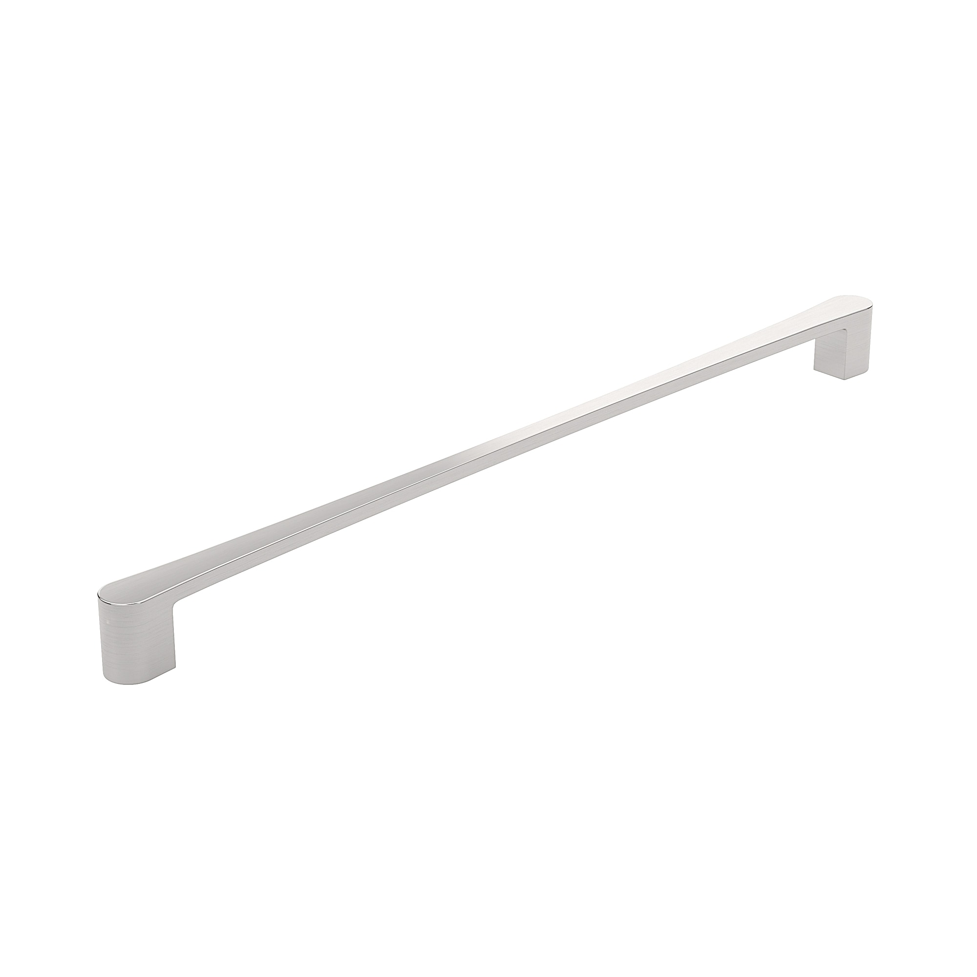 Richelieu BP7470320195 Kent 5-1/16-in , 320mm Center to Center Brushed Nickel Rectangular Handle