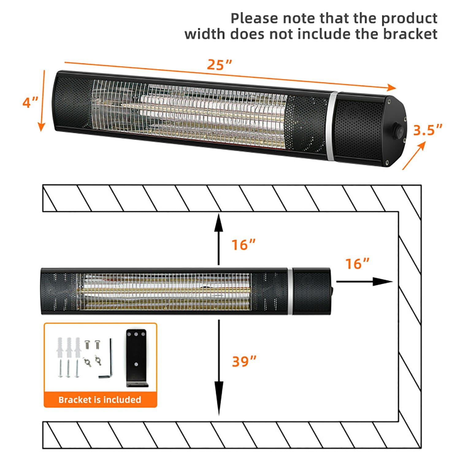 GZMR GR-W1134BASICB Outdoor-Electric-Patio-Heaters - View #5
