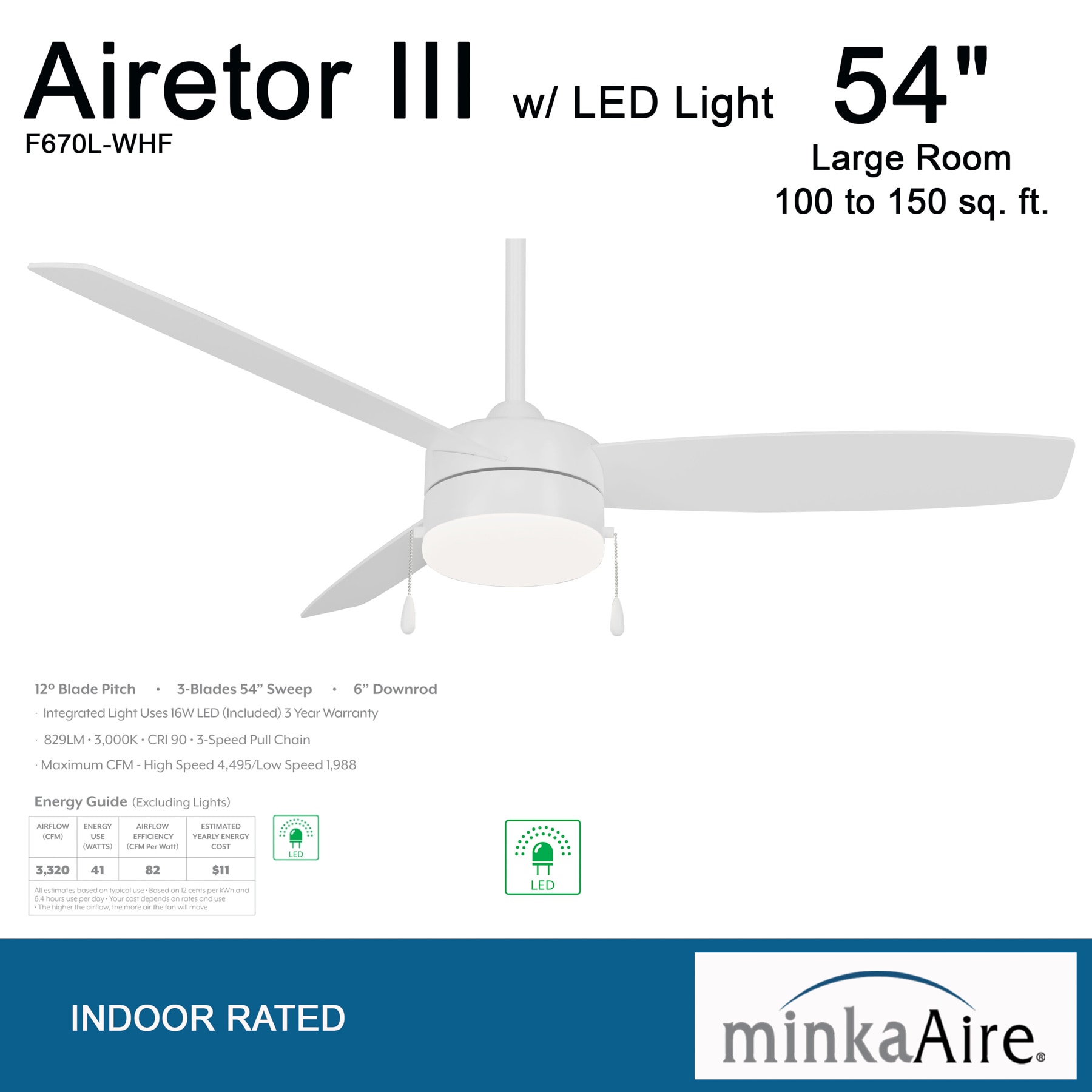 Minka Aire F670L-WHF Ceiling-Fans - View #2