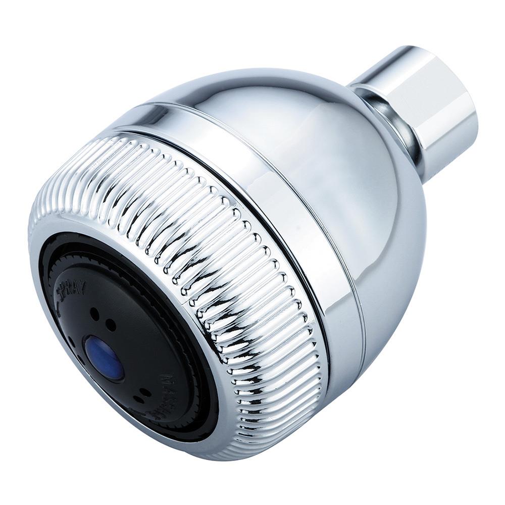 OLYMPIA PNRN1431 Three Functions Pulsating Showerhead- Chrome