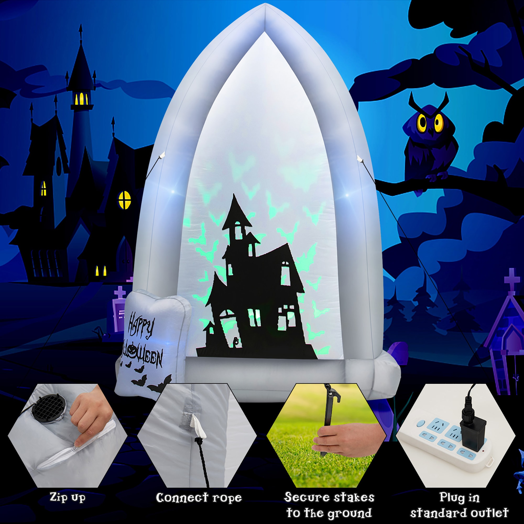 Costway TX10008US Outdoor-Halloween-Decor - View #6