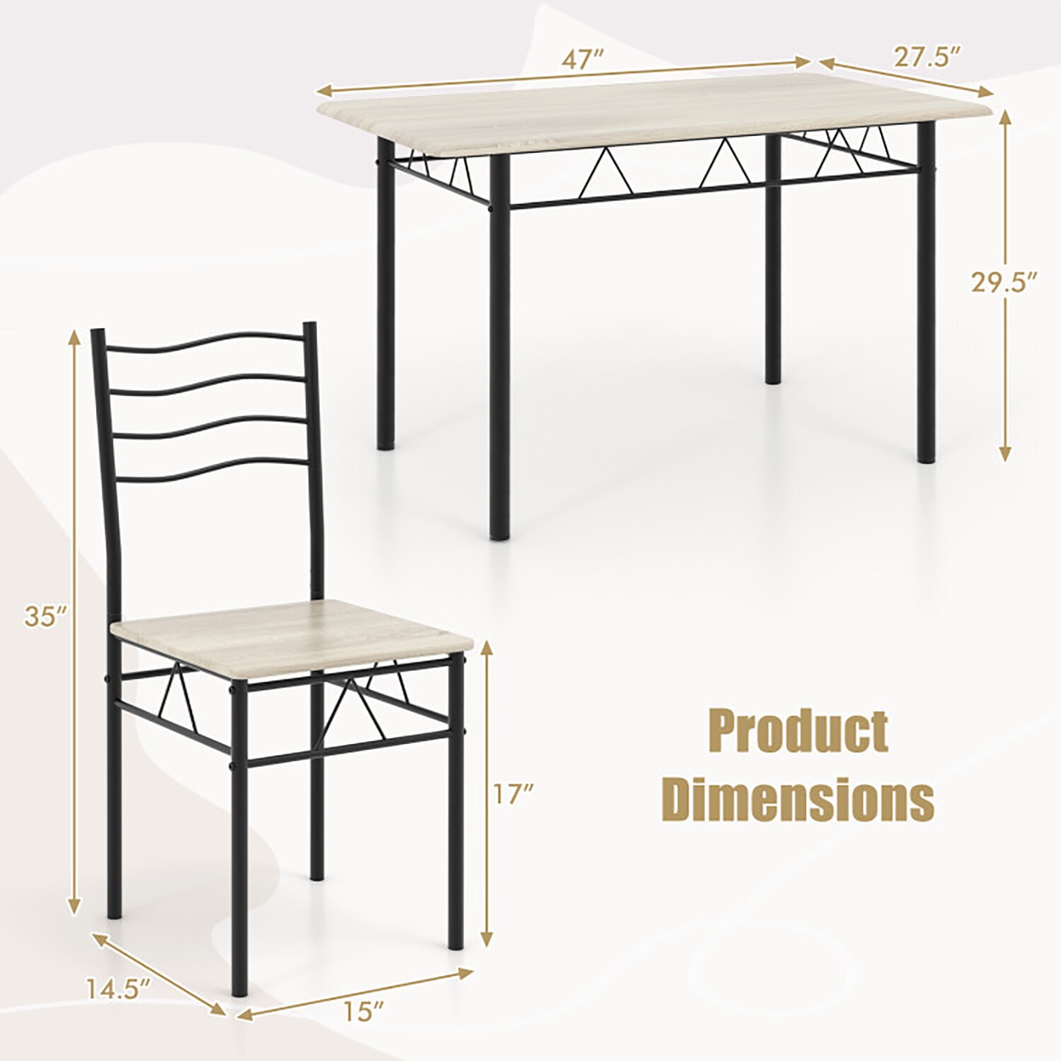 GZMR GR-A242-CROV Dining-Sets - View #4