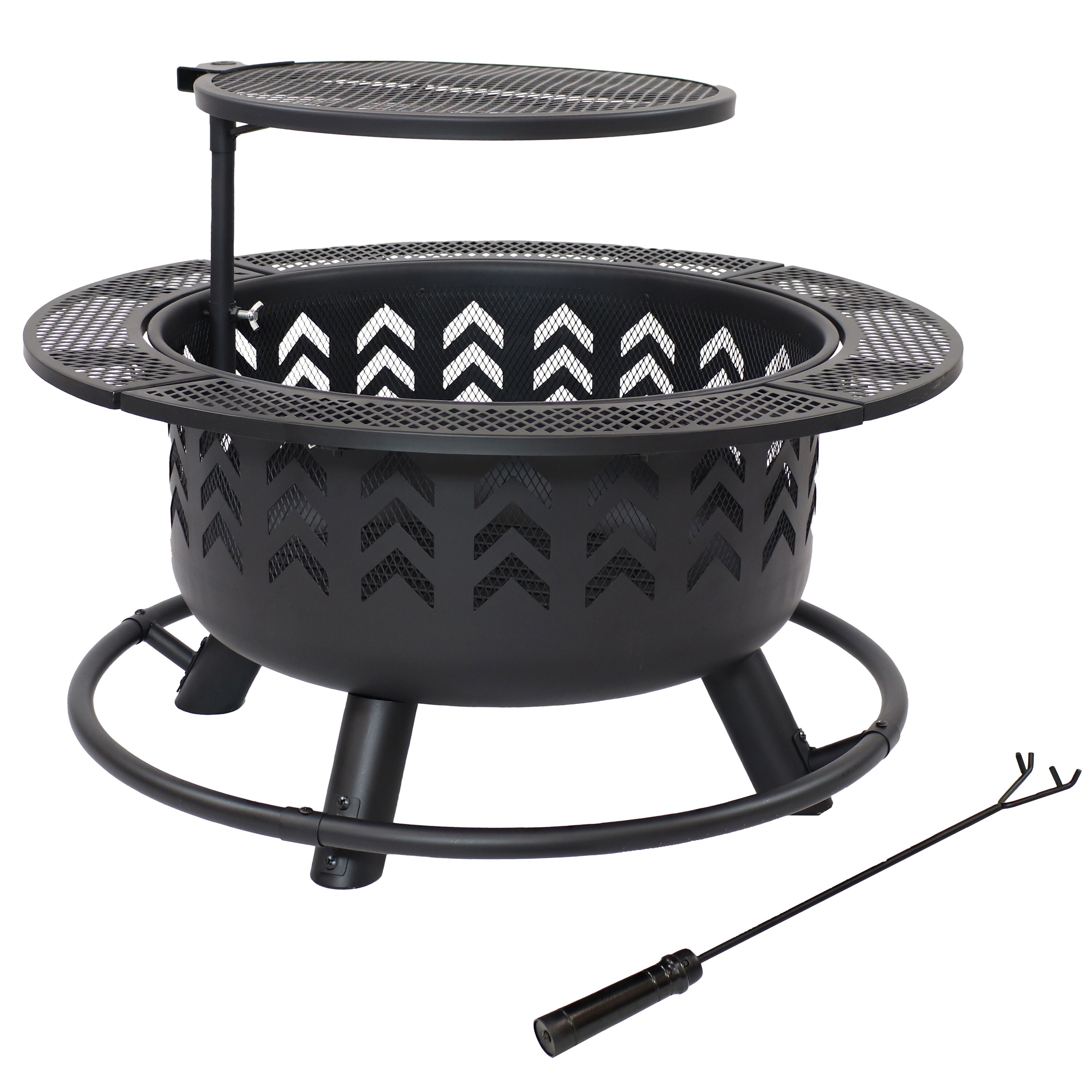 Sunnydaze Decor FSN-724 Outdoor-Woodburning-Firepits - View #5