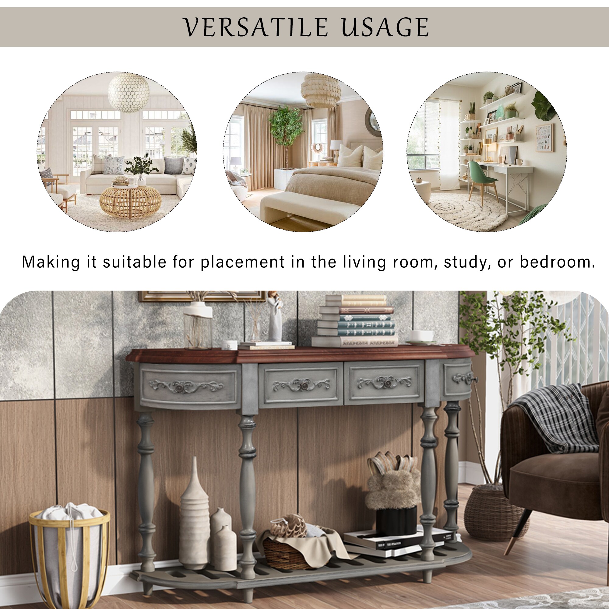 ModernLuxe N711P186862E Console-Sofa-Tables - View #14