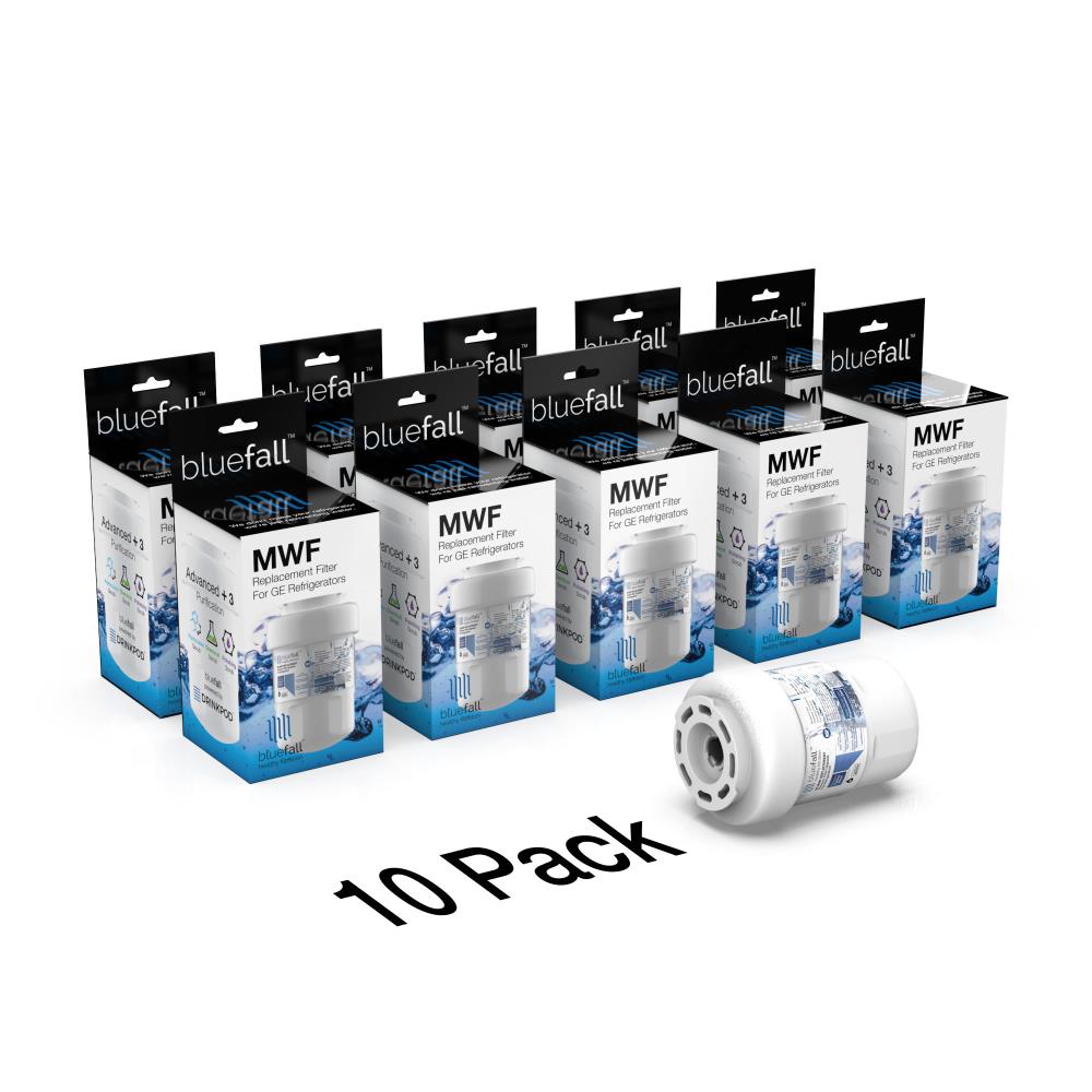 40-Month Twist-in Refrigerator Water Filter FridgePod 10-Pack | - Bluefall BF-GE-MWF-10PACK