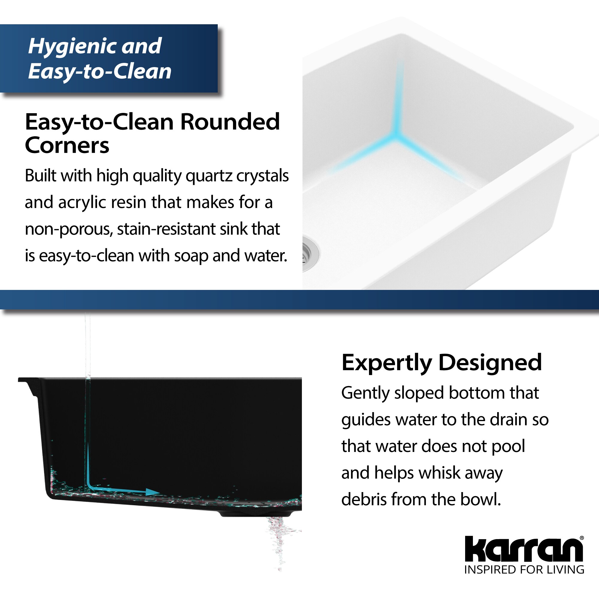 Karran QU-712-WH Kitchen-Sinks - View #8