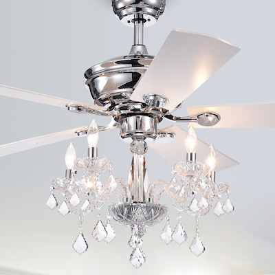 AS Retro Ceiling Fan With Light 5 Blades Drawstring Control Kit Decor Chandelier 