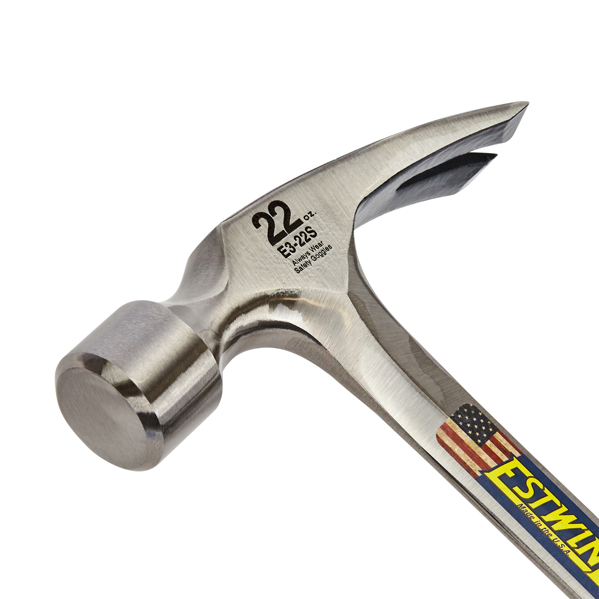 Estwing Estwing Framing Hammer 22 oz Straight Rip Claw with Smooth Face & Shock Grip 