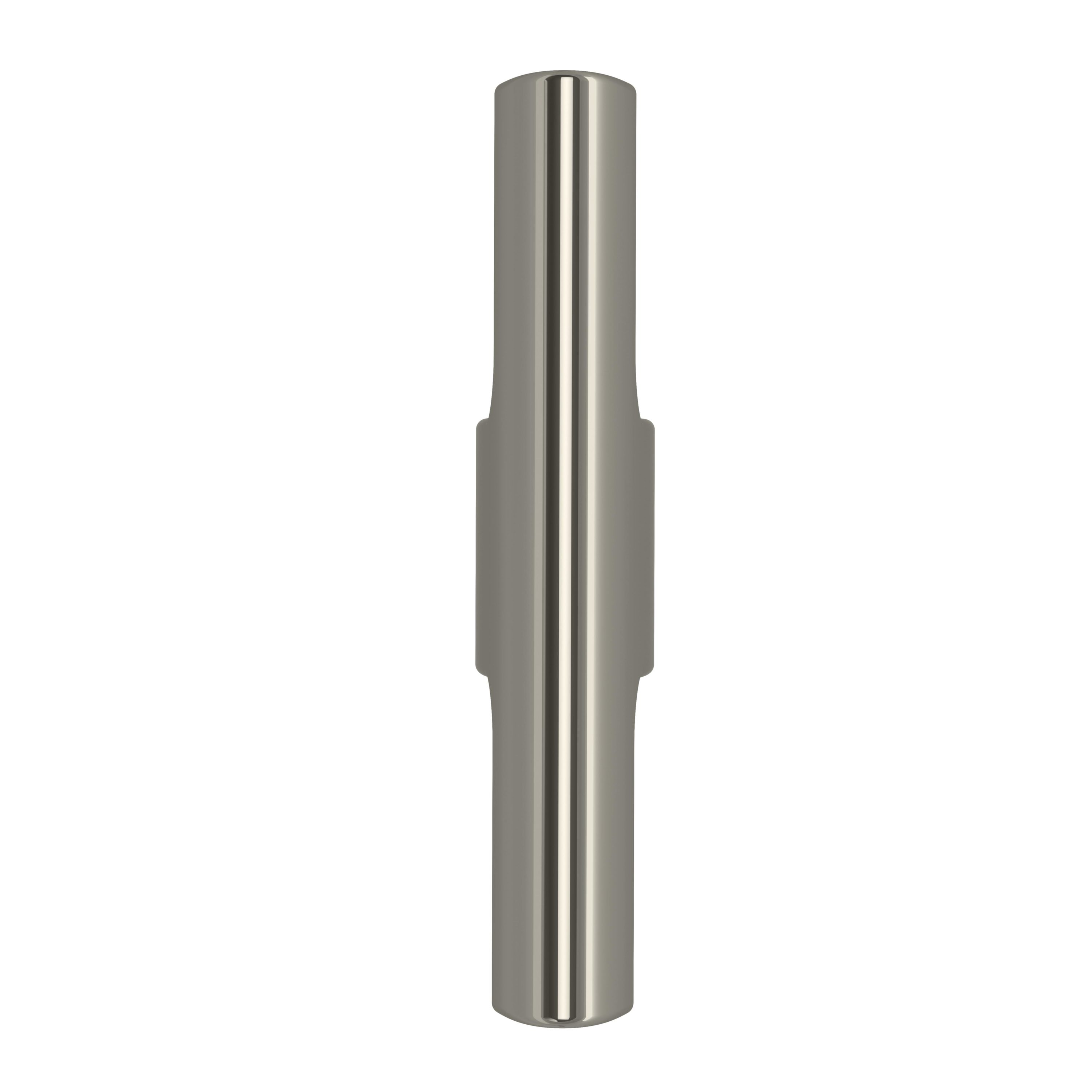 Polished Nickel T-Handle Cabinet Knob with Mounting Hardware