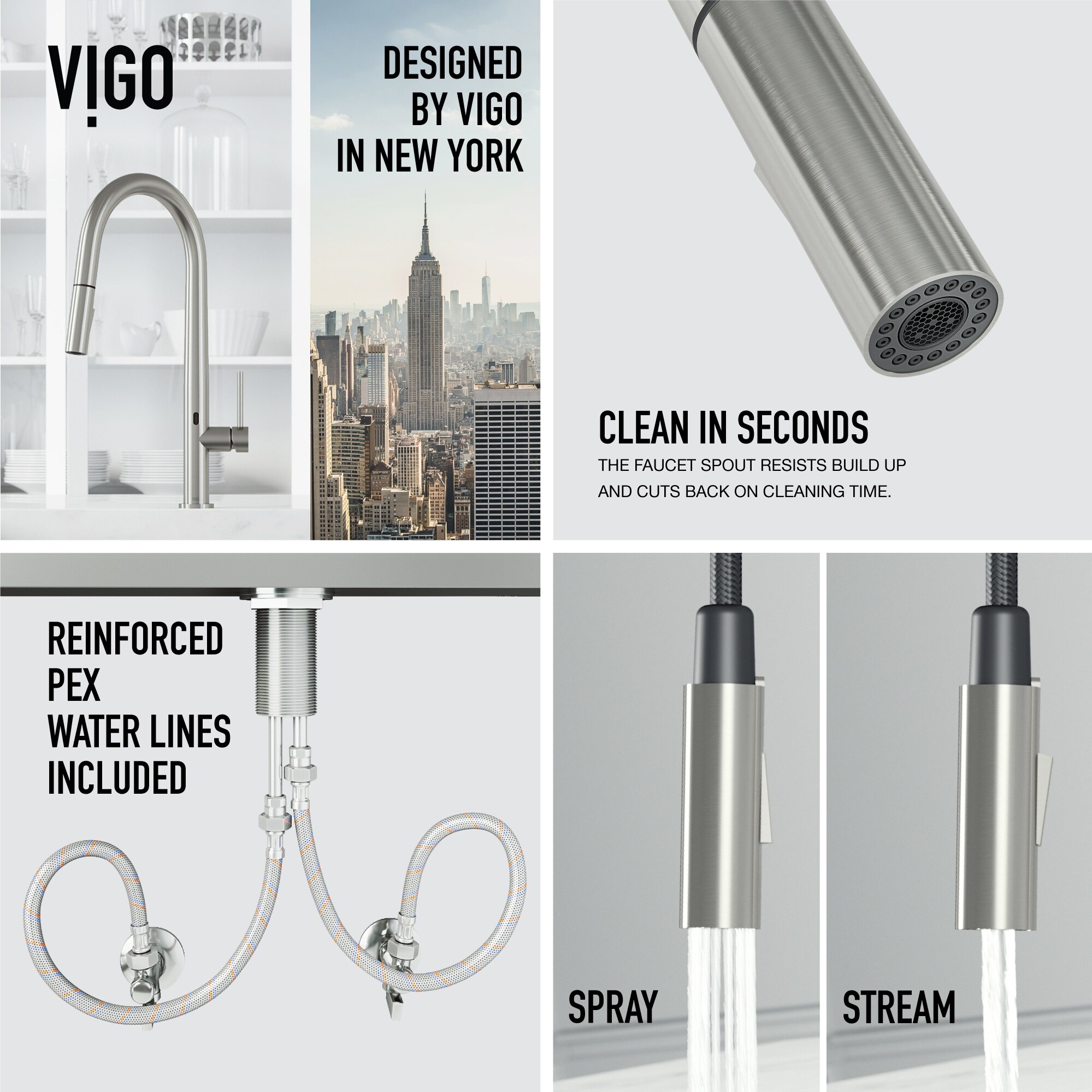 VIGO VG02029STS Kitchen-Faucets - View #6
