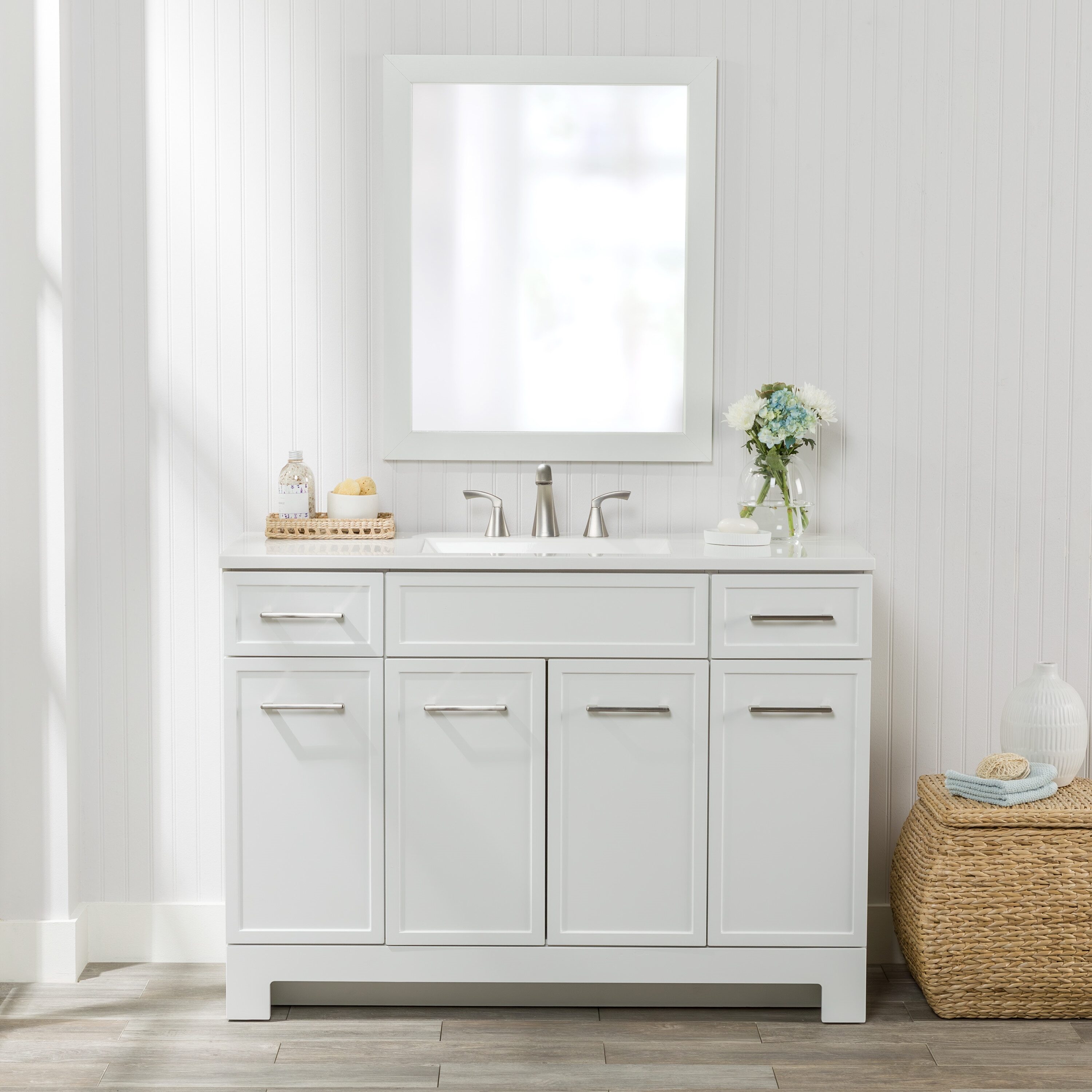 Diamond NOW PU48P2-WH Bath-Vanity-Combo - View #13