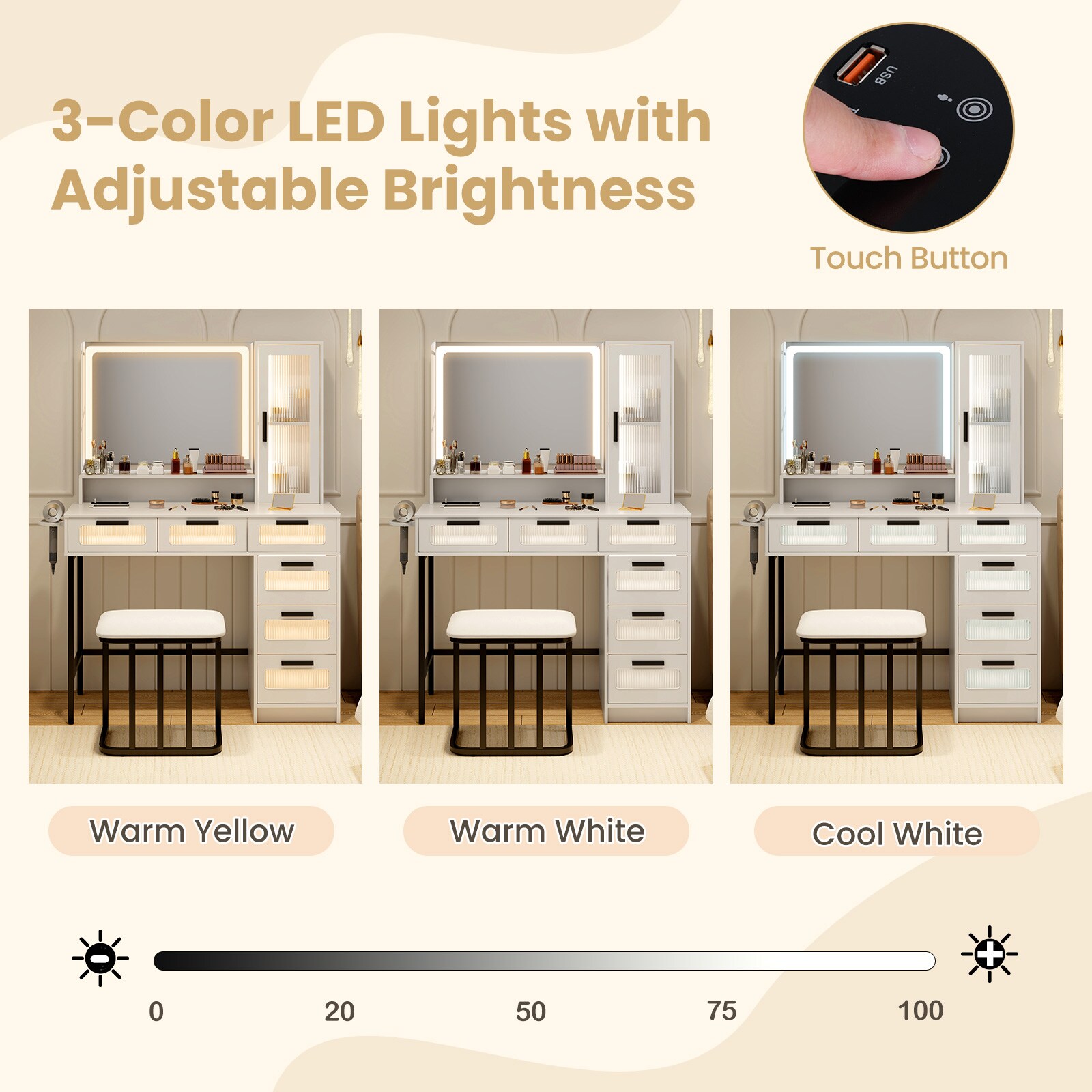 Slickblue D-CO-HW-SU39801UH Bedroom-Vanities - View #6