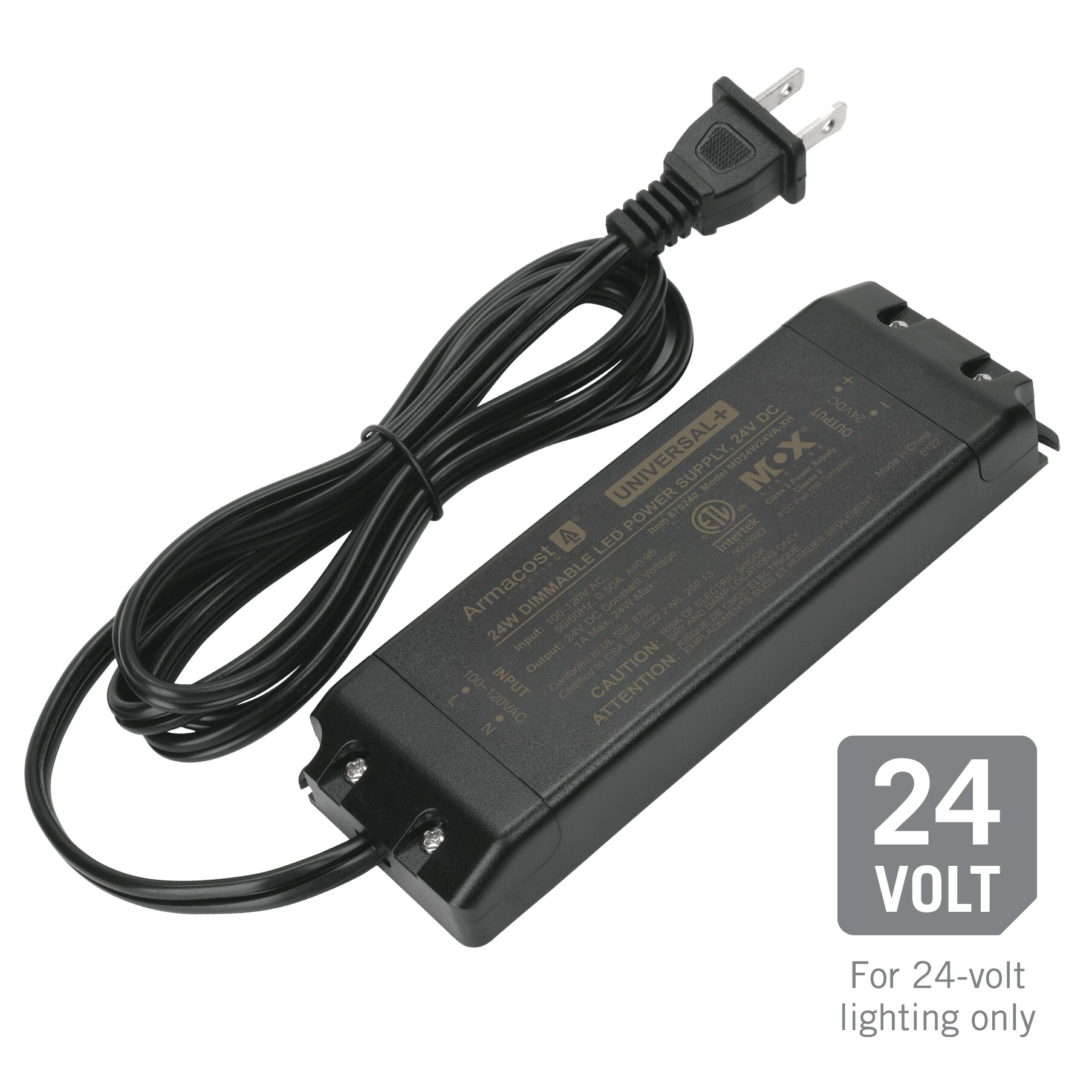 Compact Black 30-Watt Dimmable LED Driver