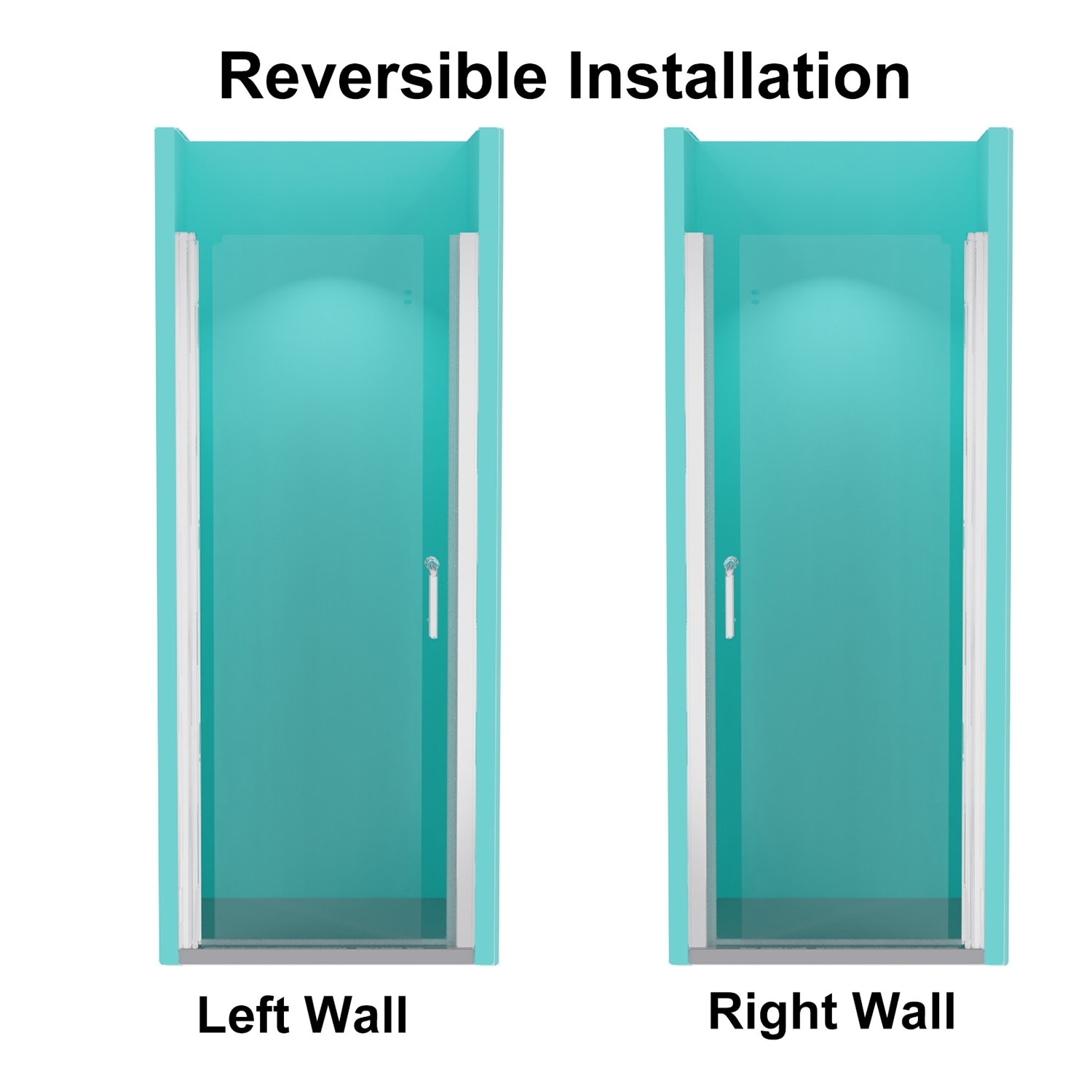 AAZJ JKF-MD02-3036SF1 Shower-Doors - View #4