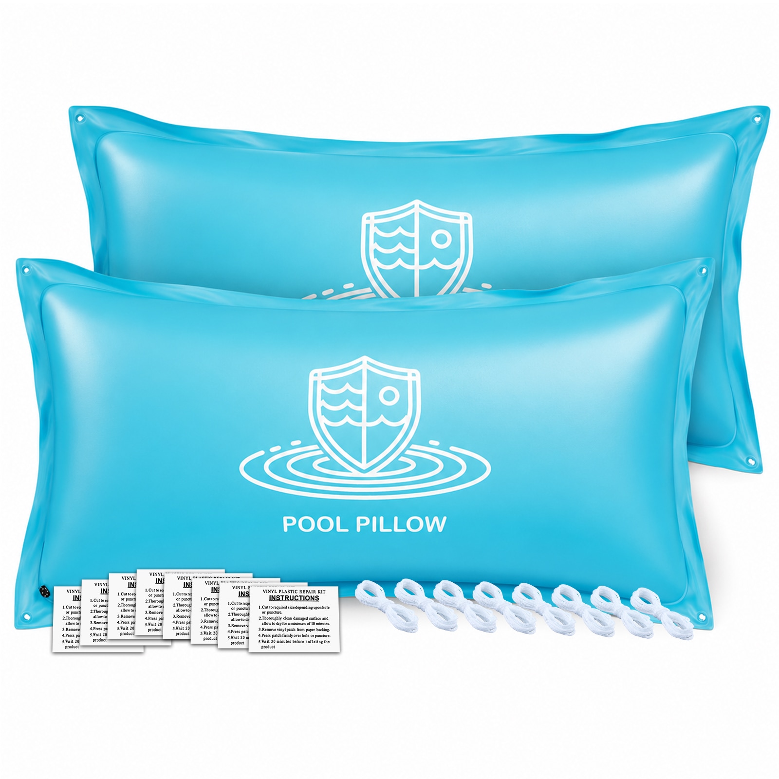 Esazn 8-ft x 4-ft Pool Pillow for Above Ground Pools Inflatable air pillow