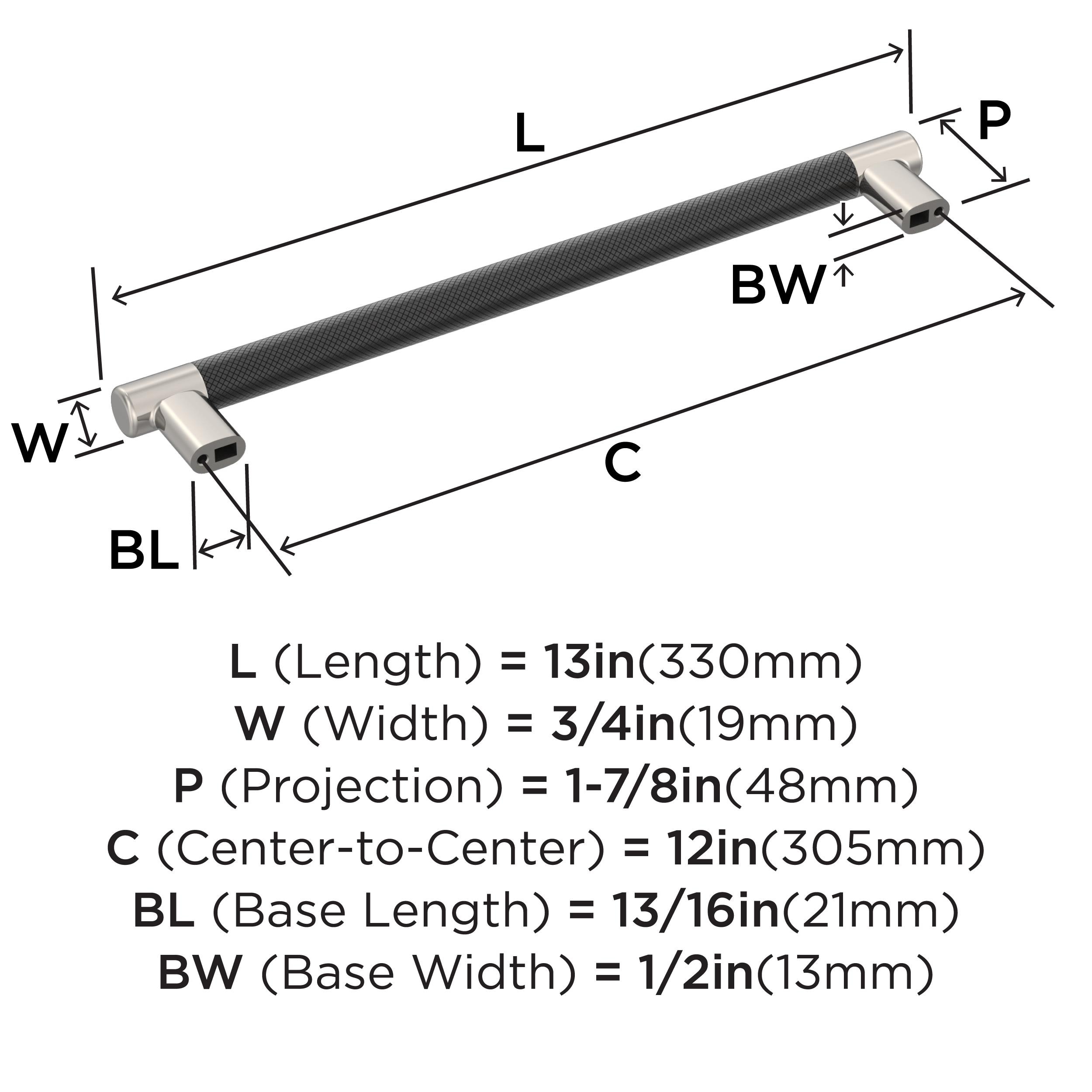 Amerock BP54040PNBBR Cabinet-Pulls - View #5