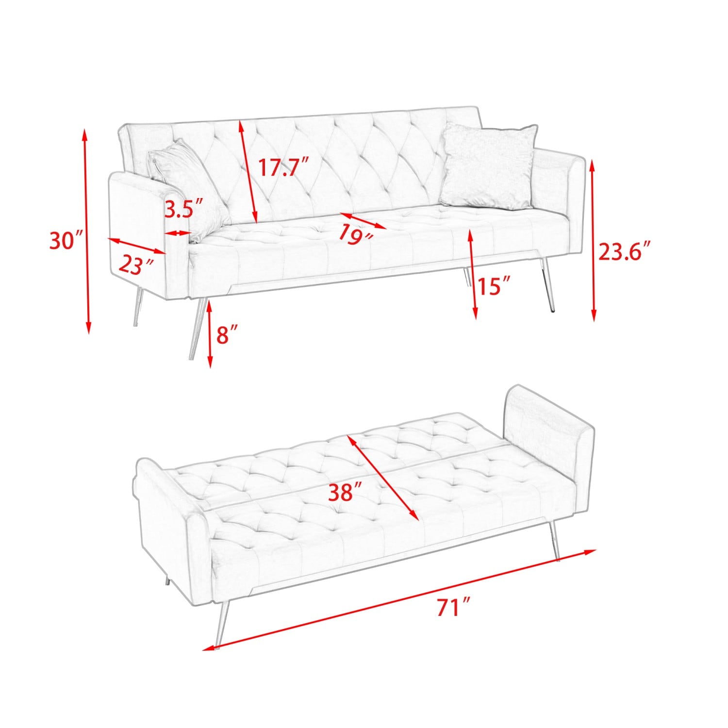 Maocao Hoom JL5436AAP Sofas-Loveseats - View #2