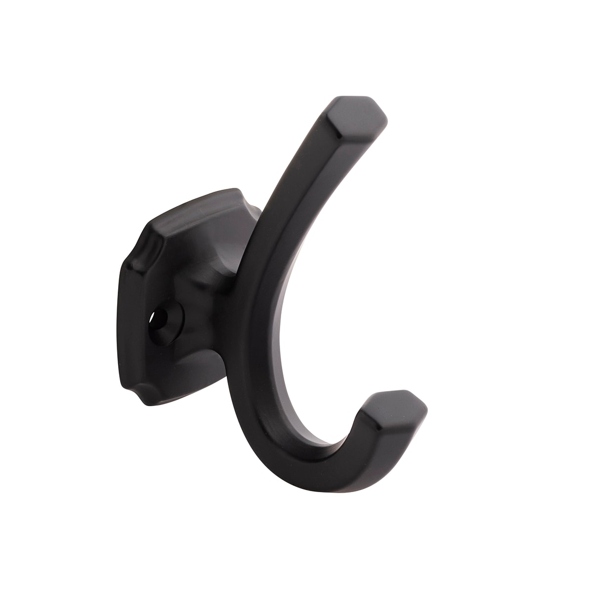 Hickory Hardware H077870MB-5B 5 -Pack 5 -Hook 1.75-Inches x 3.5-Inches H Matte Black Decorative Wall Hook ( 35-lbs. Capacity)