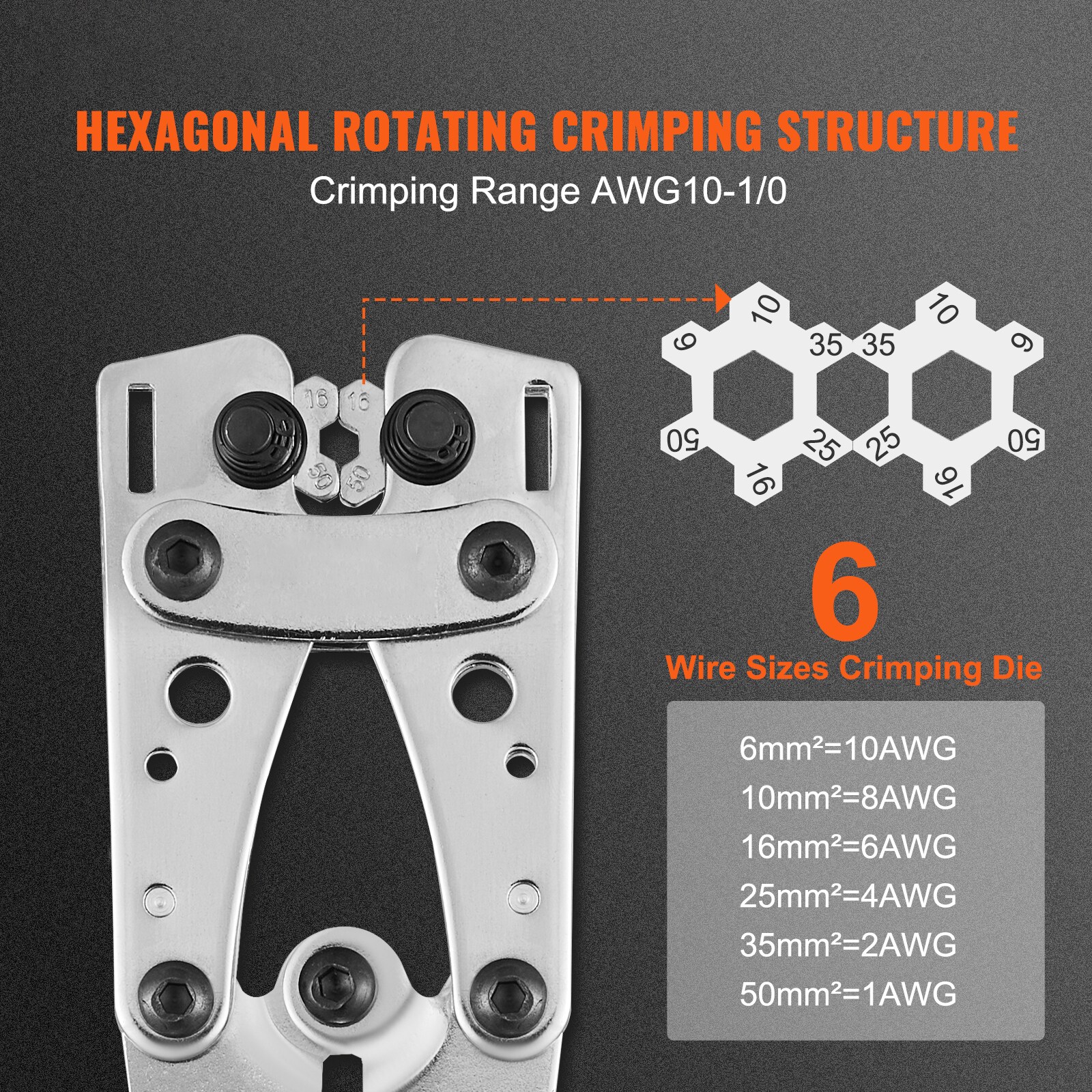 VEVOR SCDLYJQPJDLJ03418V0 Wire-Strippers-Crimpers-Cutters - View #2