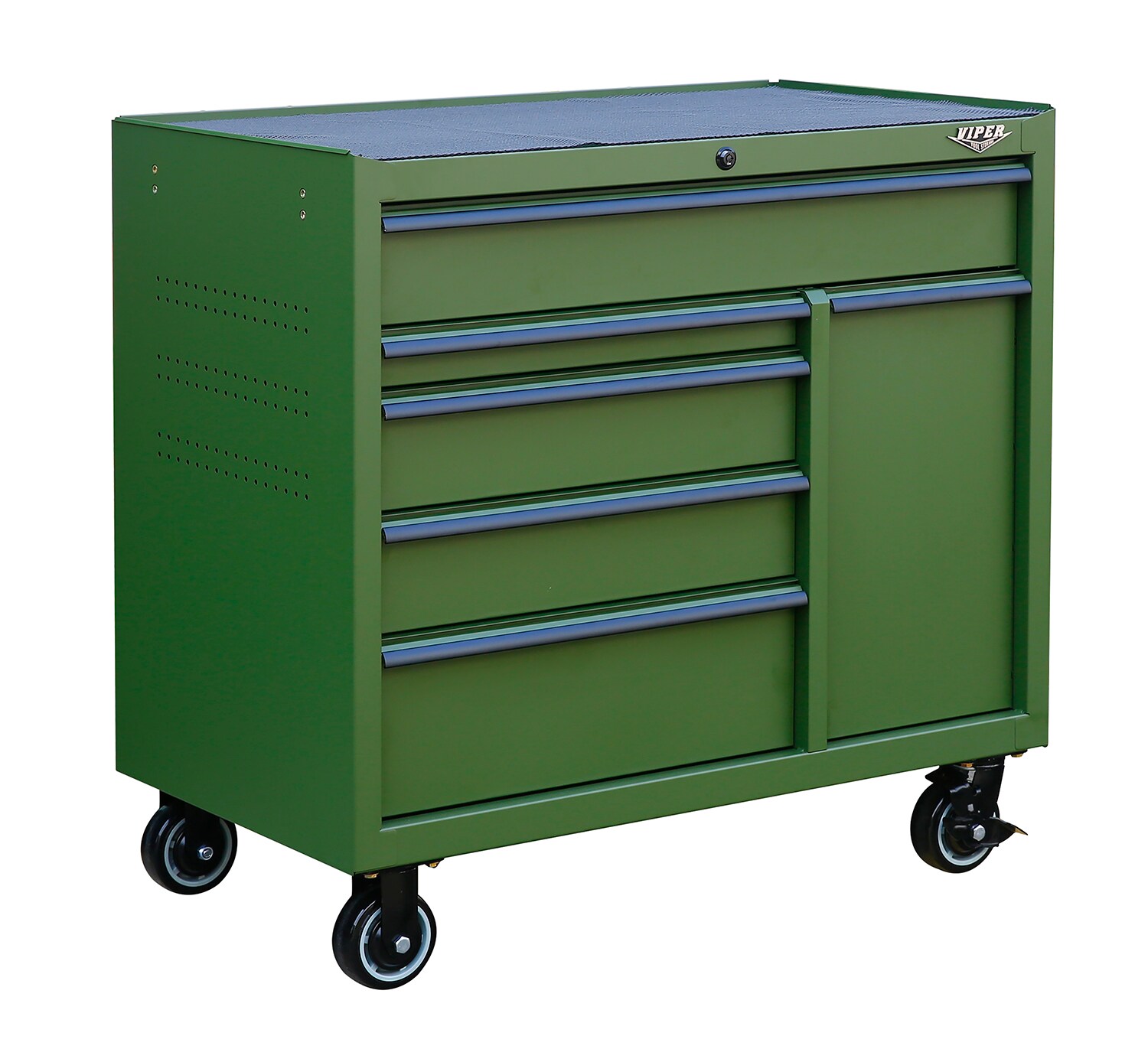 Viper Tool Storage 18-in W x 11.5-in H 2-Drawer Steel Tool Chest (Green) in  the Top Tool Chests department at