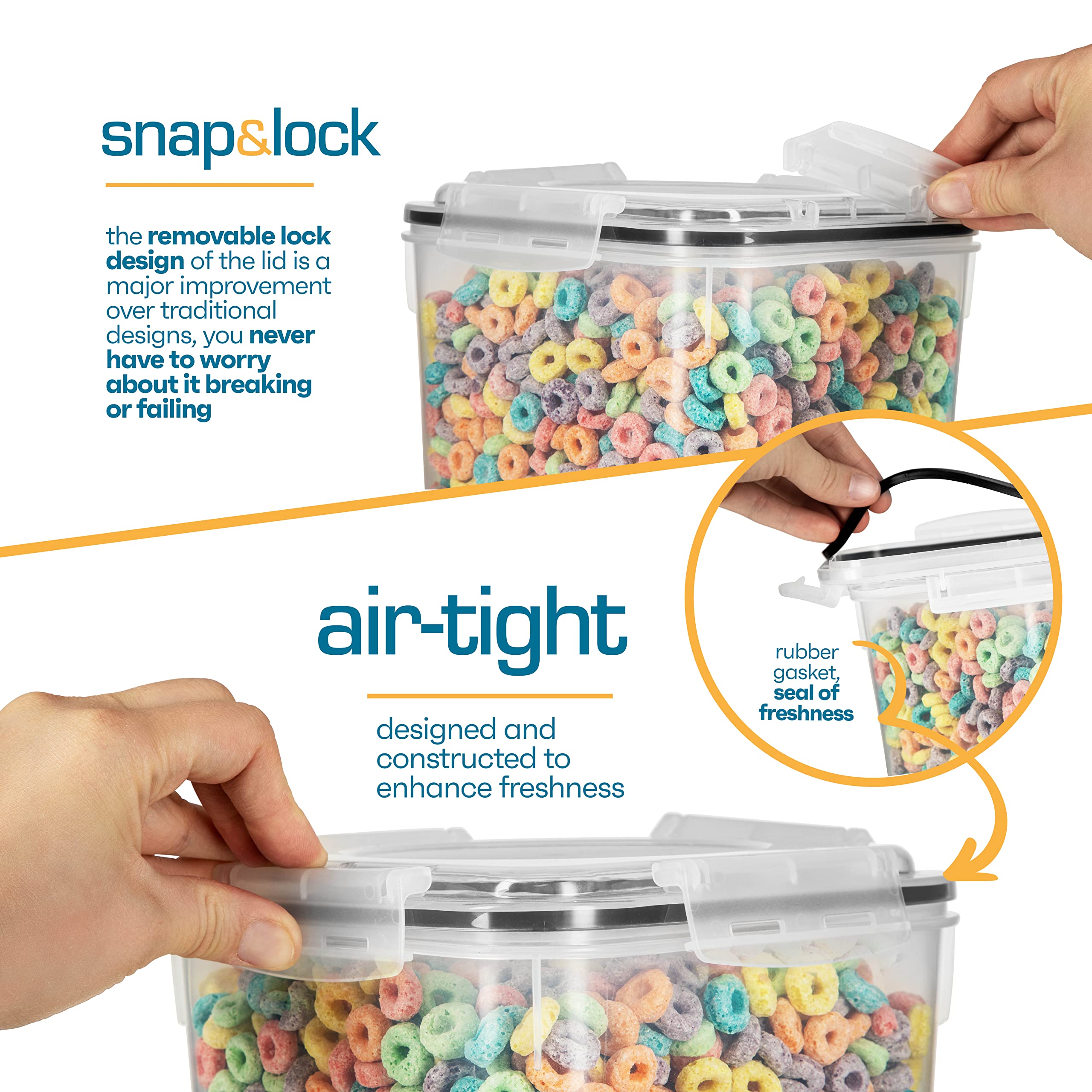 Numhew NHDREW8118 Food-Storage-Containers - View #4