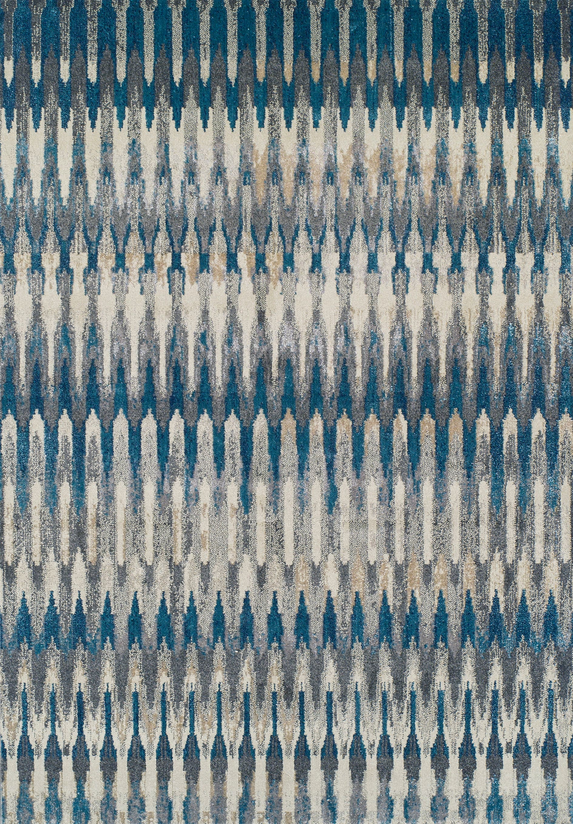 Addison Rugs ASH38MU3X5 Sheffield 3 x 5 (ft) Polypropylene Multi Rectangular Indoor Chevron Bohemian/Eclectic Area rug