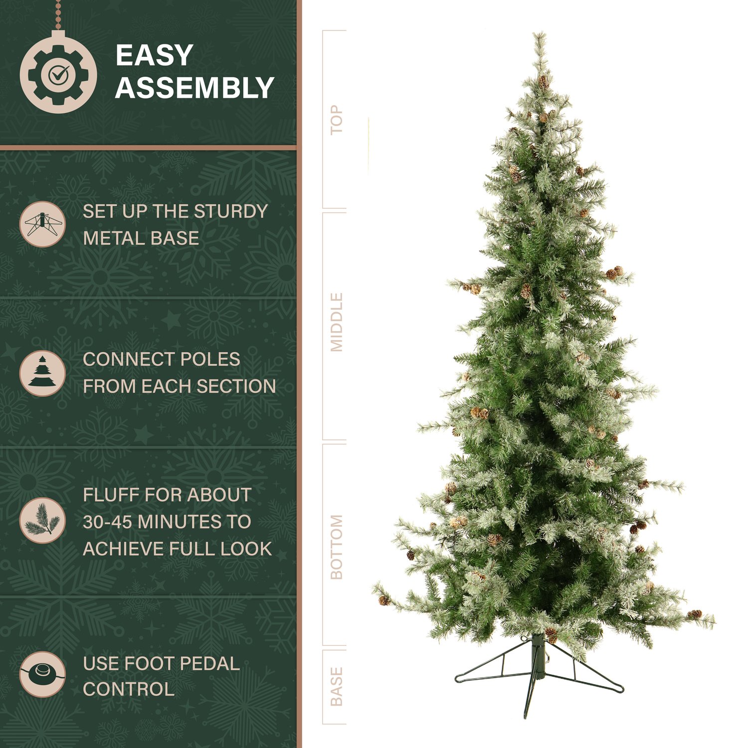 Fraser Hill Farm FFBF065-5SN Artificial-Christmas-Trees - View #6