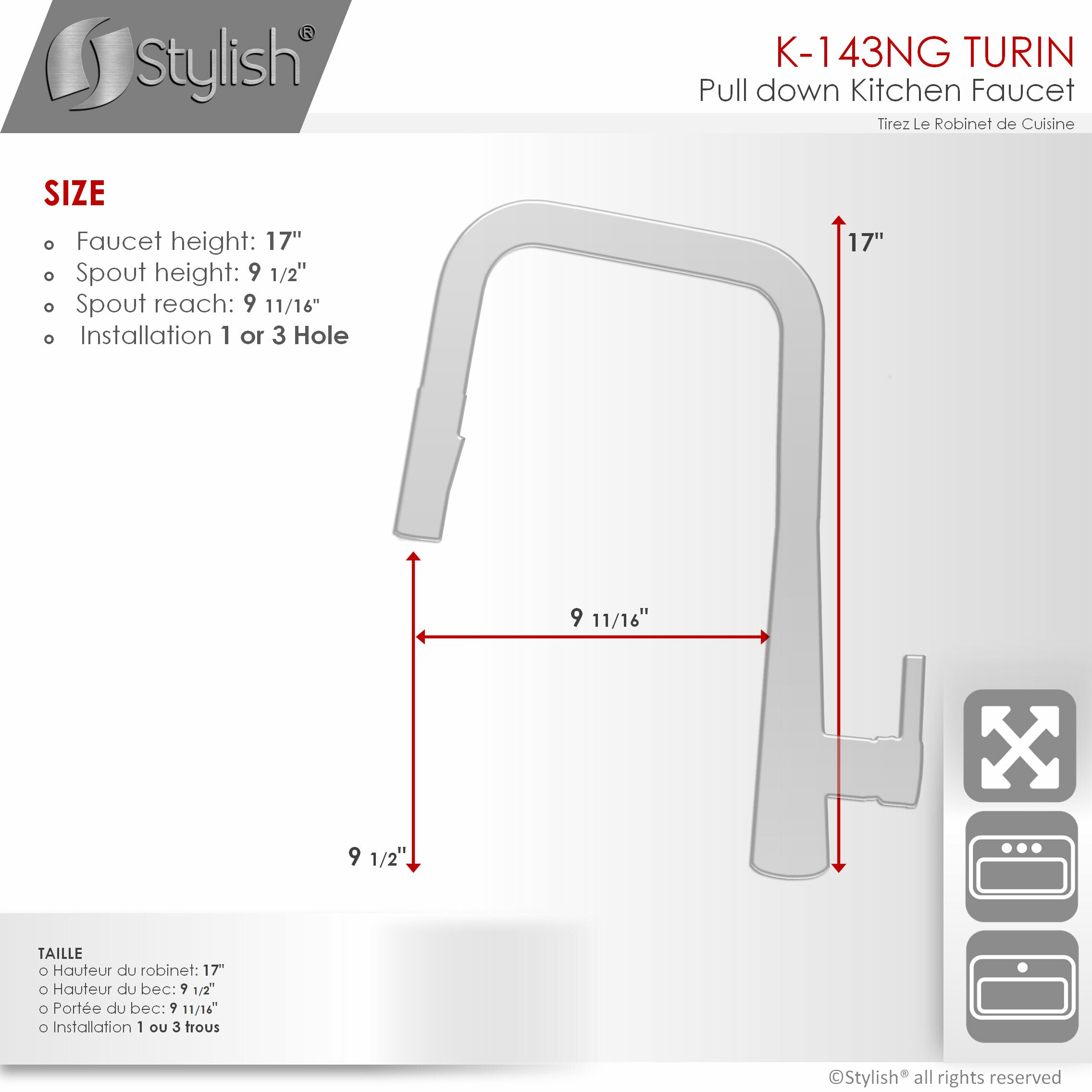 Stylish K-143NG Kitchen-Faucets - View #4