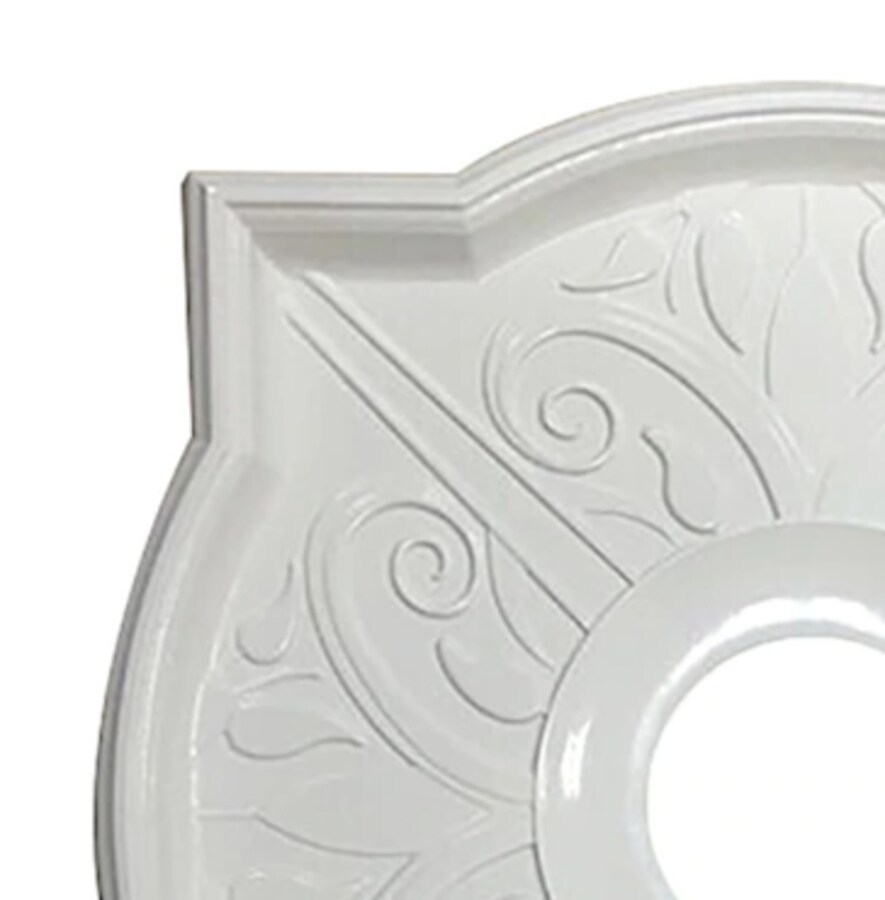 allen + roth CM2W Ceiling-Medallions - View #2