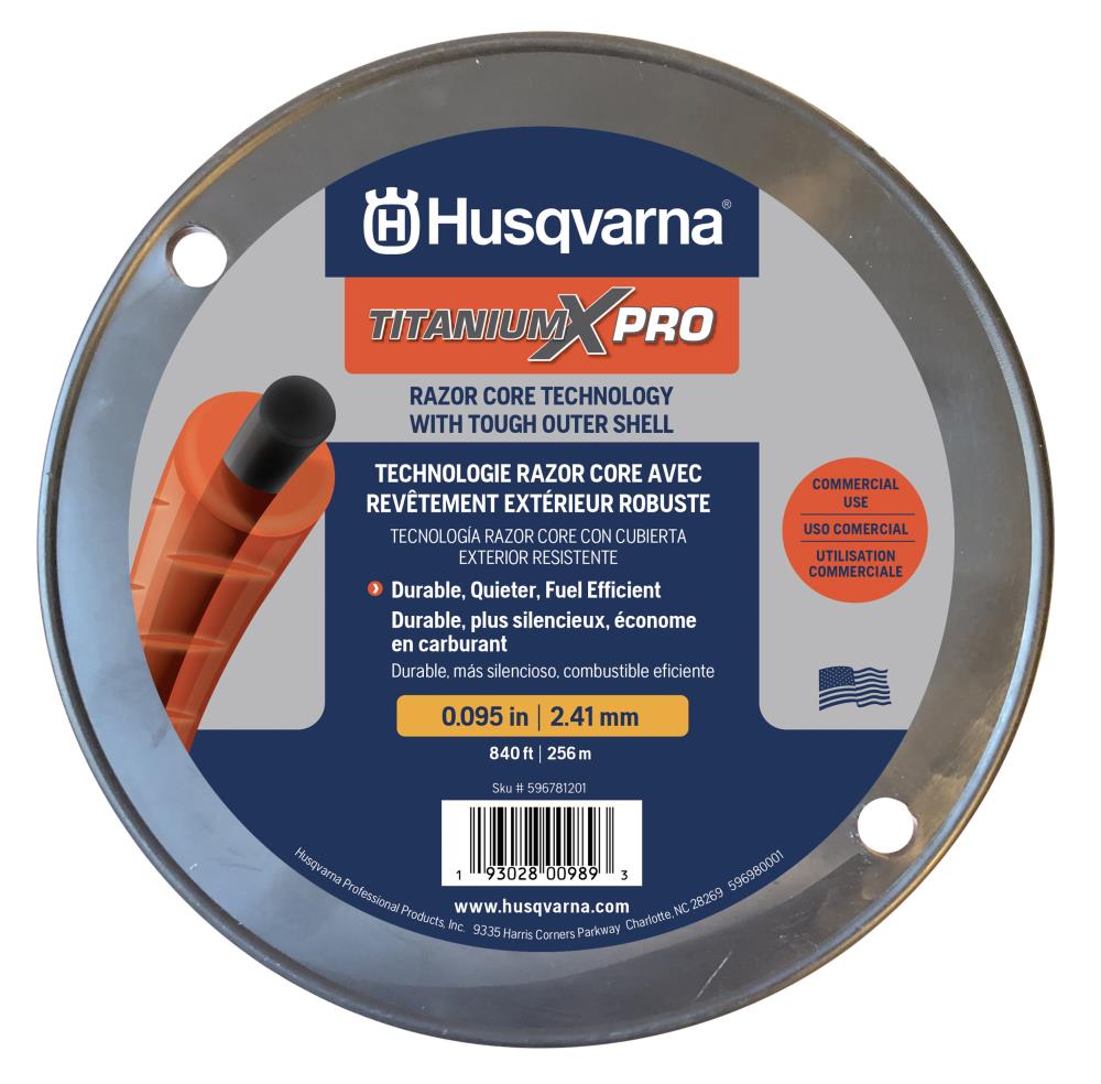 Husqvarna Titanium X-Pro 0.095-in x 840-ft Spooled Trimmer Line