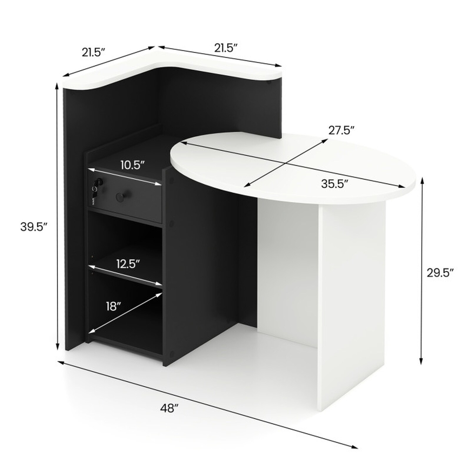SUGIFT LW102SUGHY2879 desks - View #3