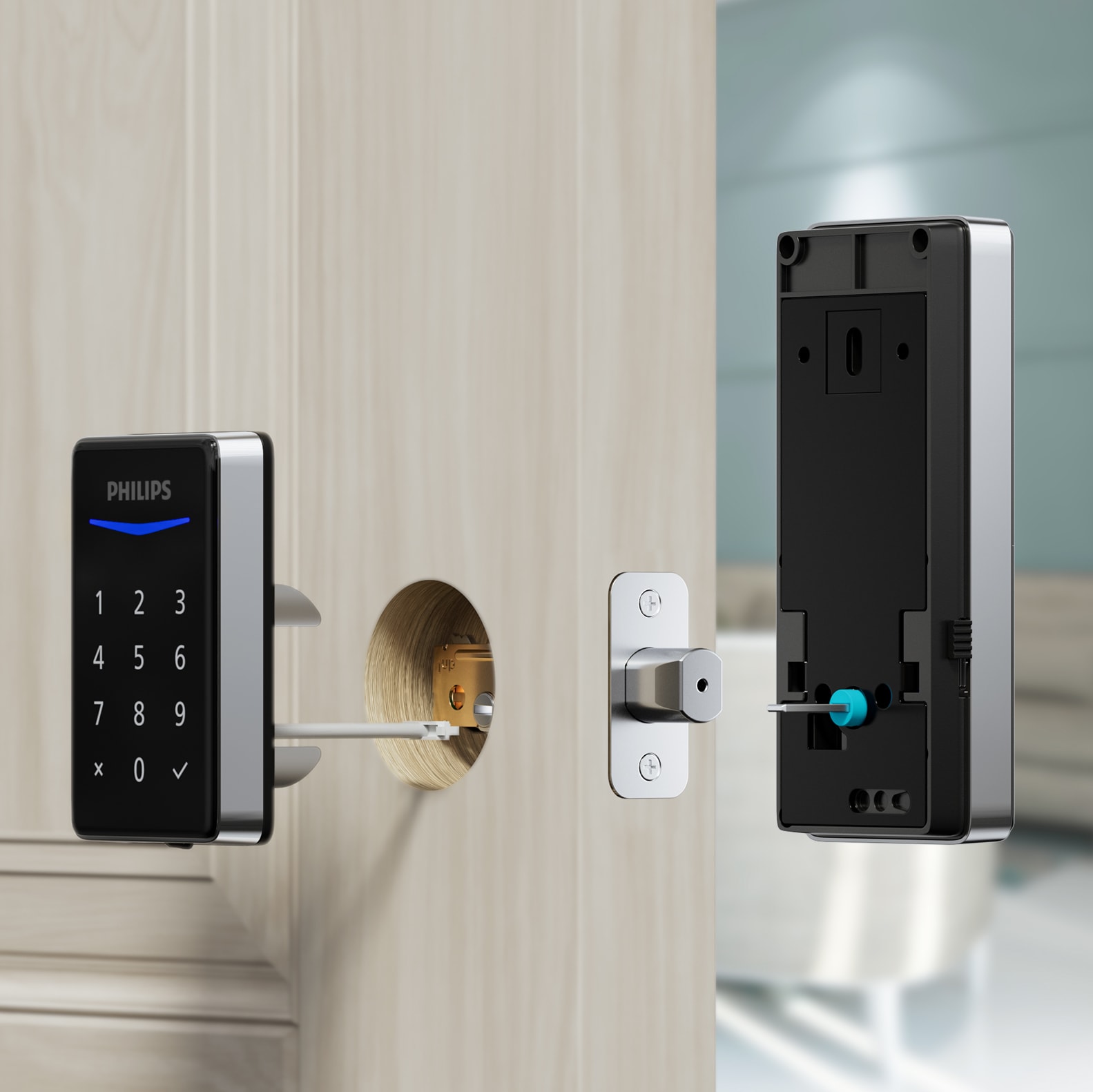 Philips DDL210X-12H SN Electronic-Door-Locks - View #6